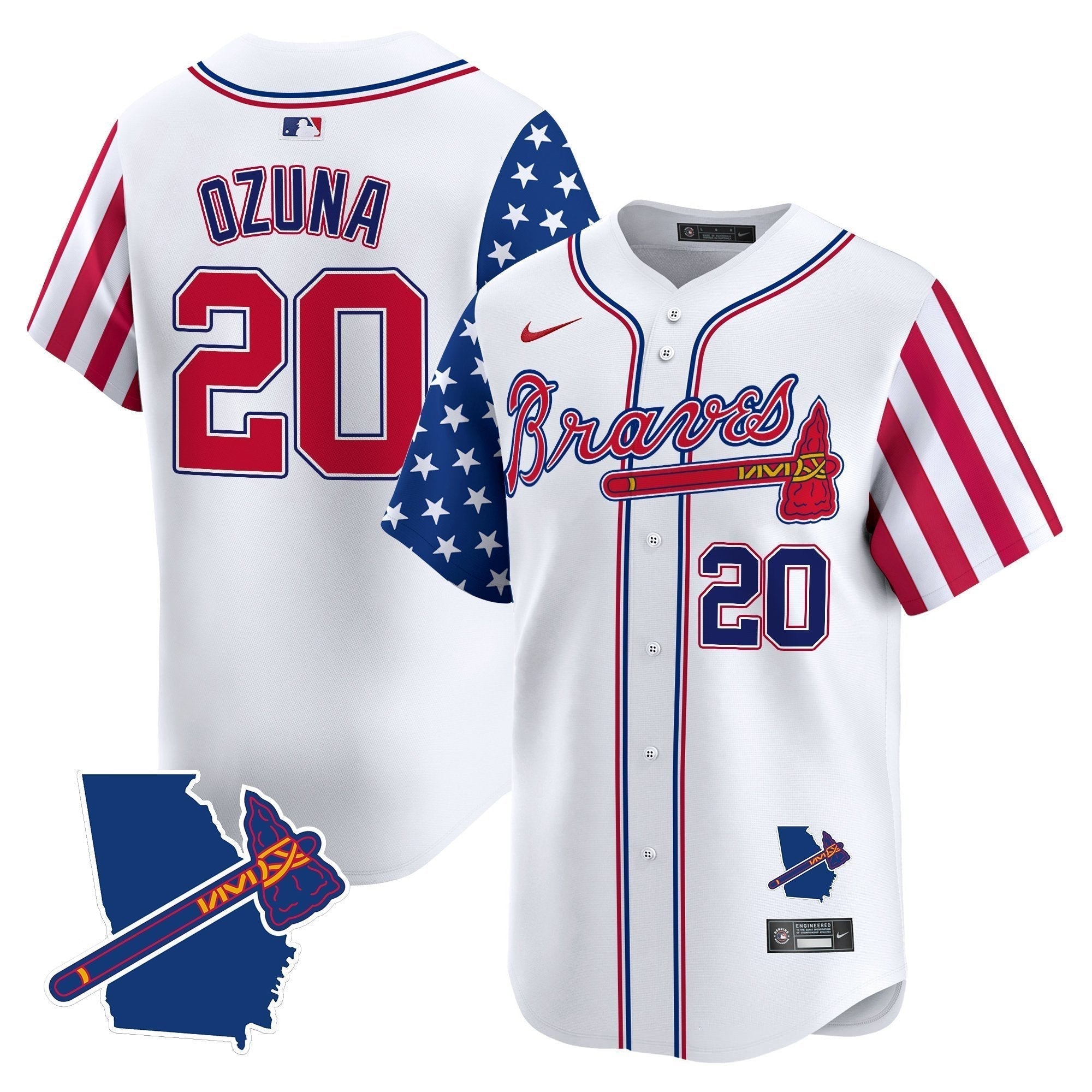 ATL 2025 Memorial Day Vapor Premier Limited Jersey - Stitched