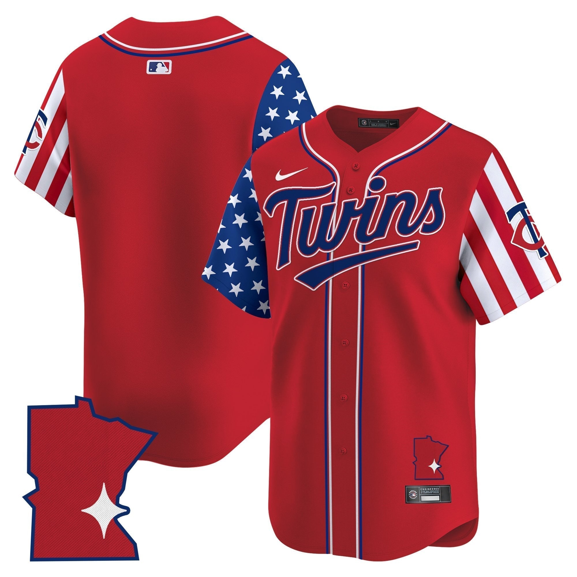 MIN 2025 Independence Day Vapor Premier Limited Jersey - Stitched