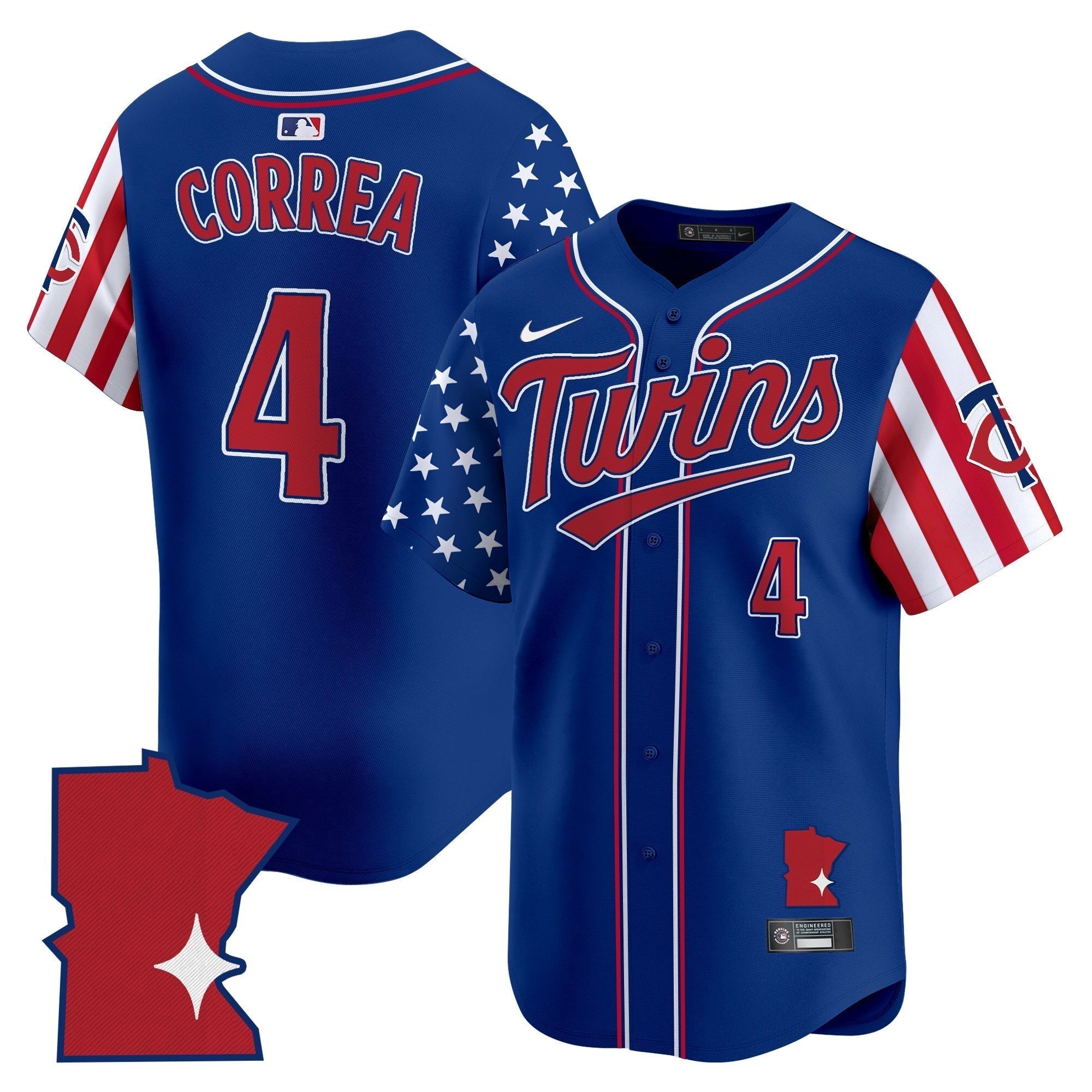 MIN 2025 Independence Day Vapor Premier Limited Jersey - Stitched