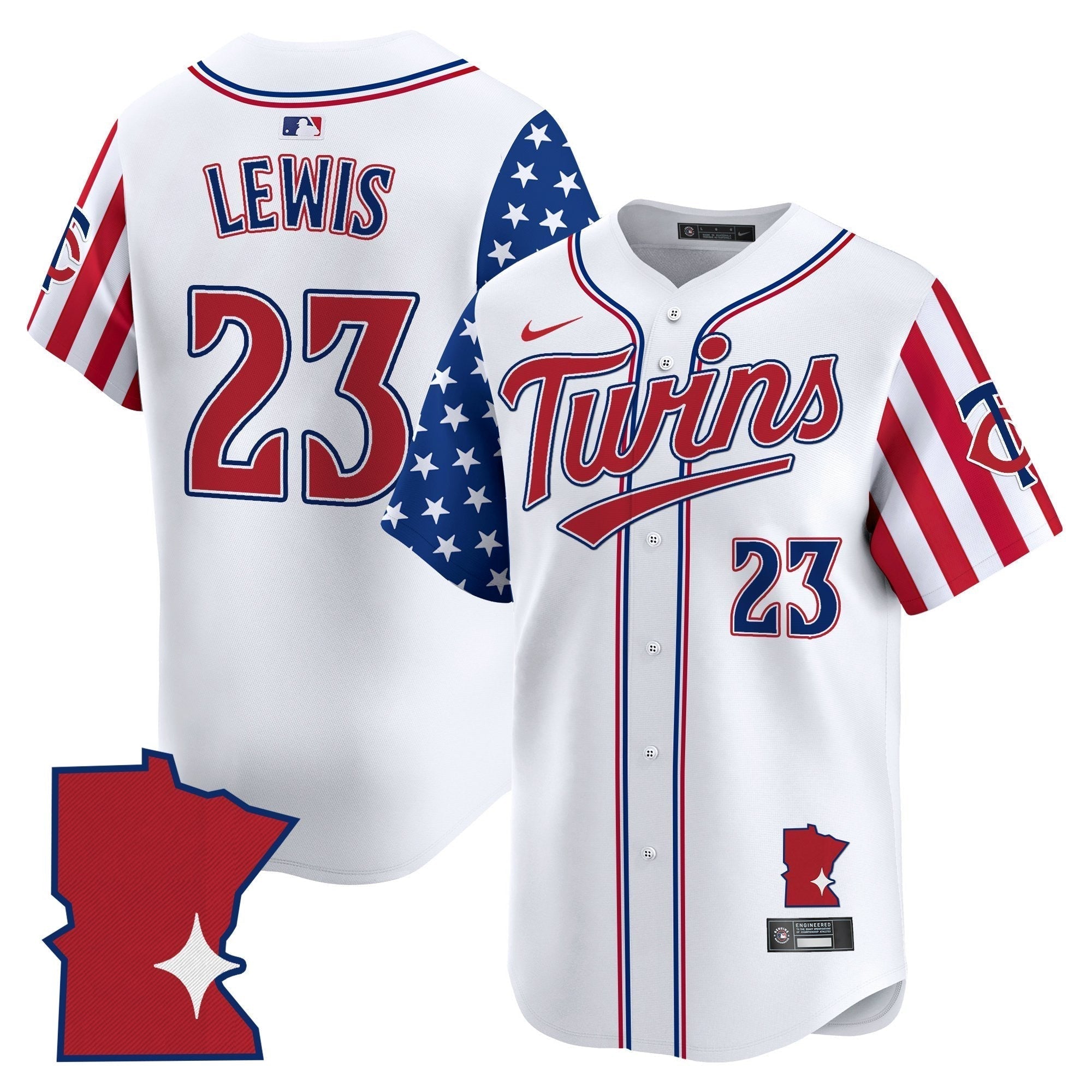 MIN 2025 Independence Day Vapor Premier Limited Jersey - Stitched
