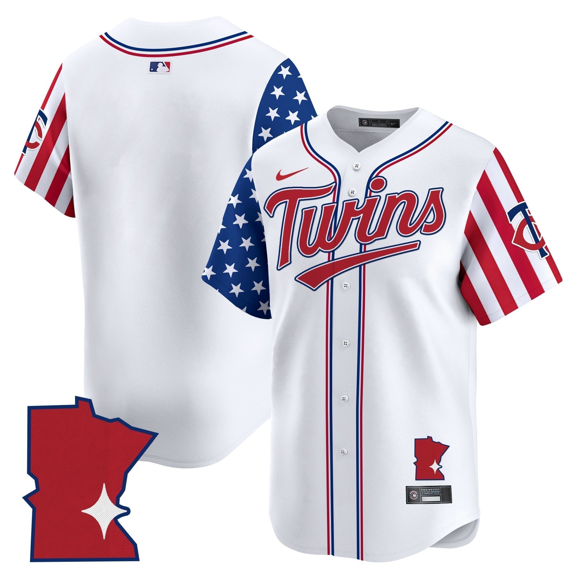 MIN 2025 Independence Day Vapor Premier Limited Jersey - Stitched