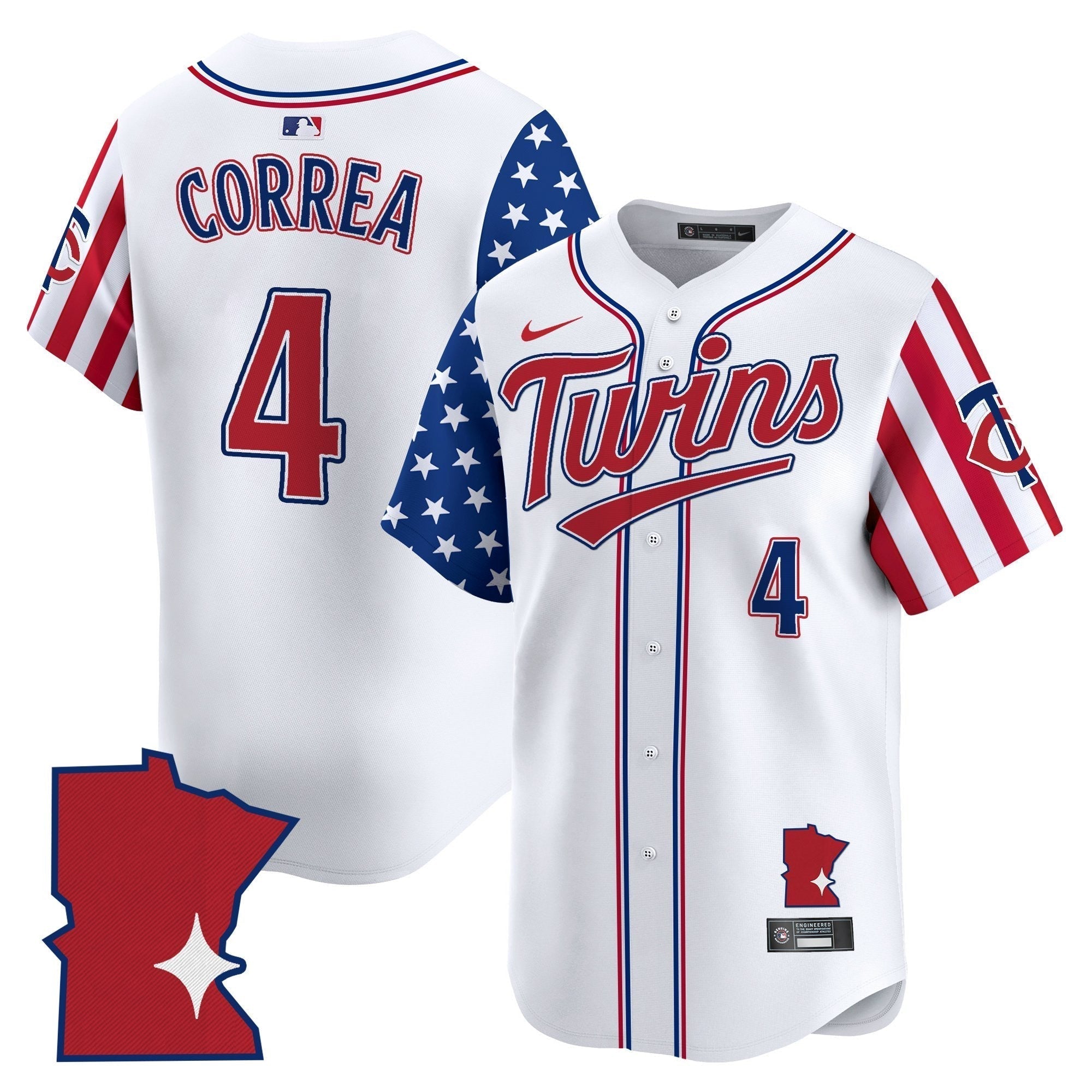 MIN 2025 Independence Day Vapor Premier Limited Jersey - Stitched