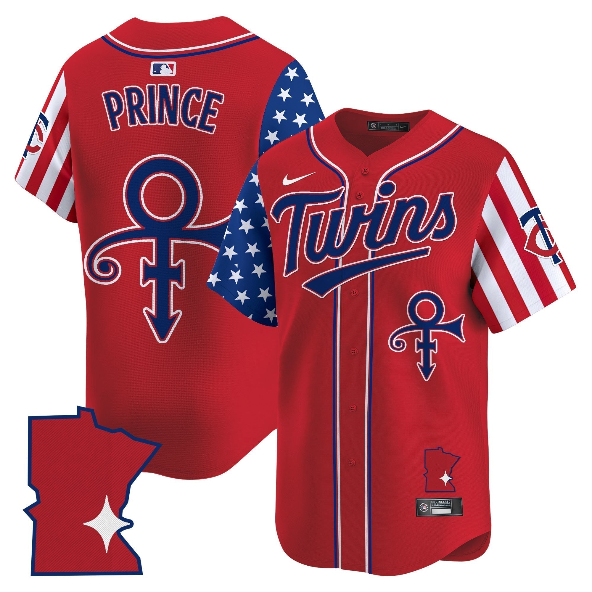 MIN 2025 Independence Day Vapor Premier Limited Jersey - Stitched