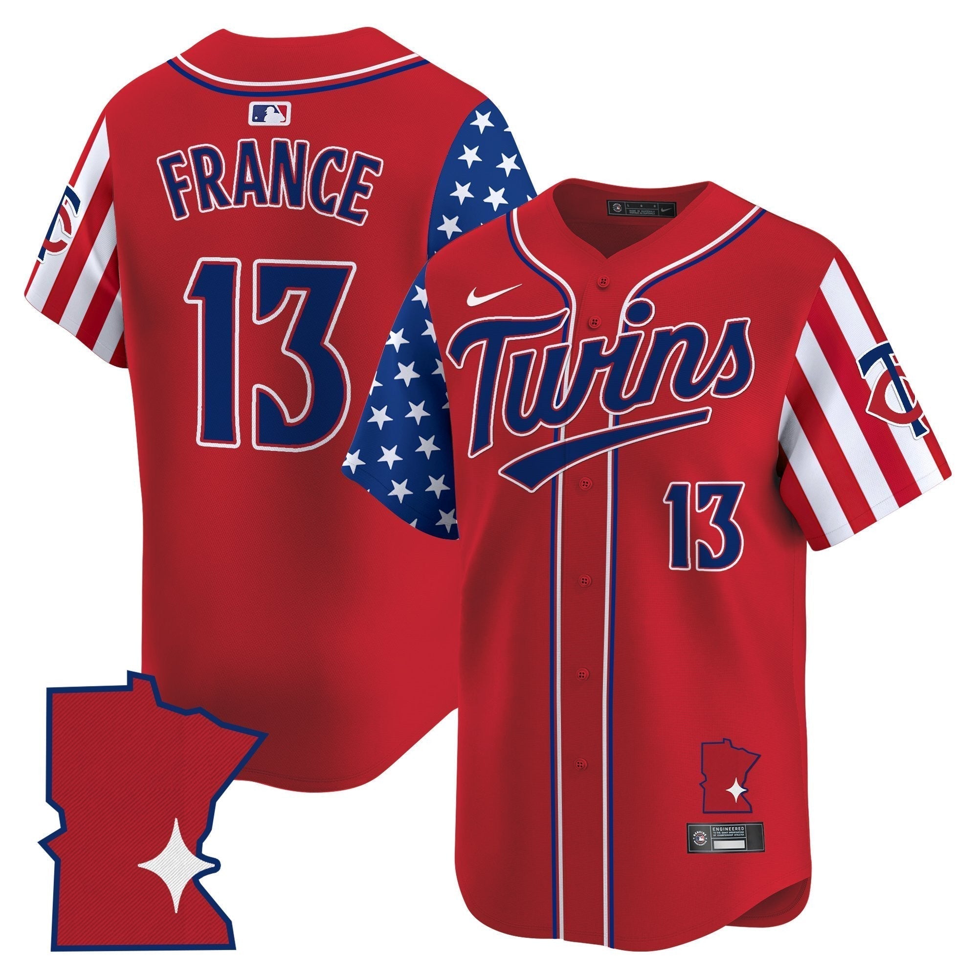 MIN 2025 Independence Day Vapor Premier Limited Jersey - Stitched