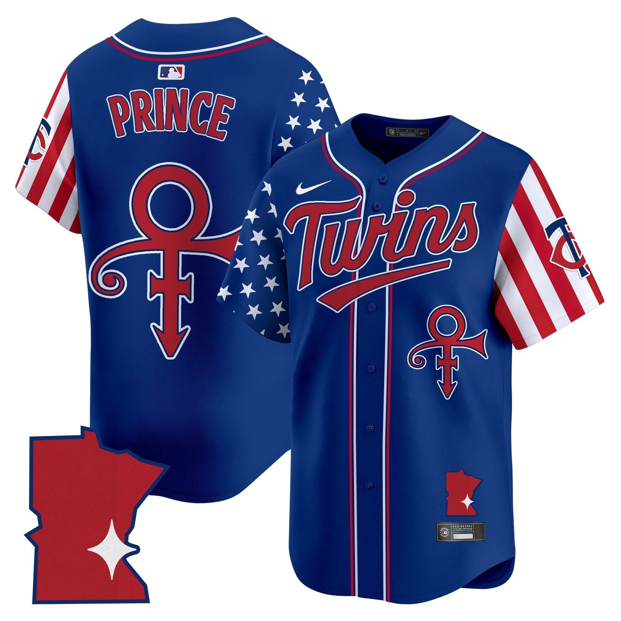 MIN 2025 Independence Day Vapor Premier Limited Jersey - Stitched