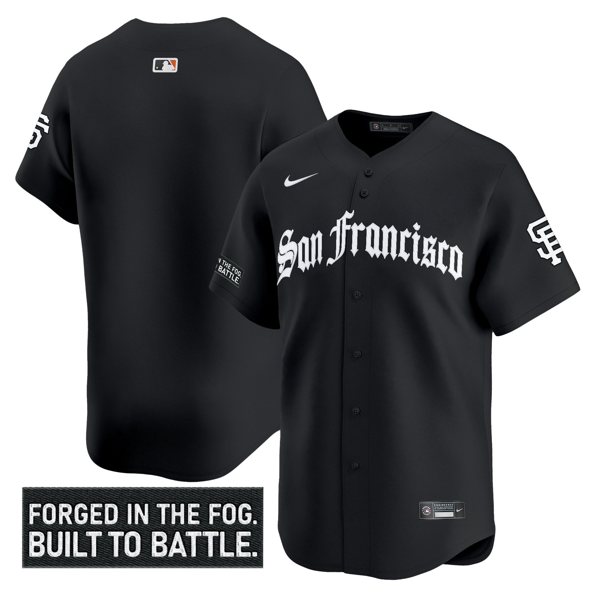 SF 'Gothic Fog Edition' Vapor Premier Limited Jersey - Stitched