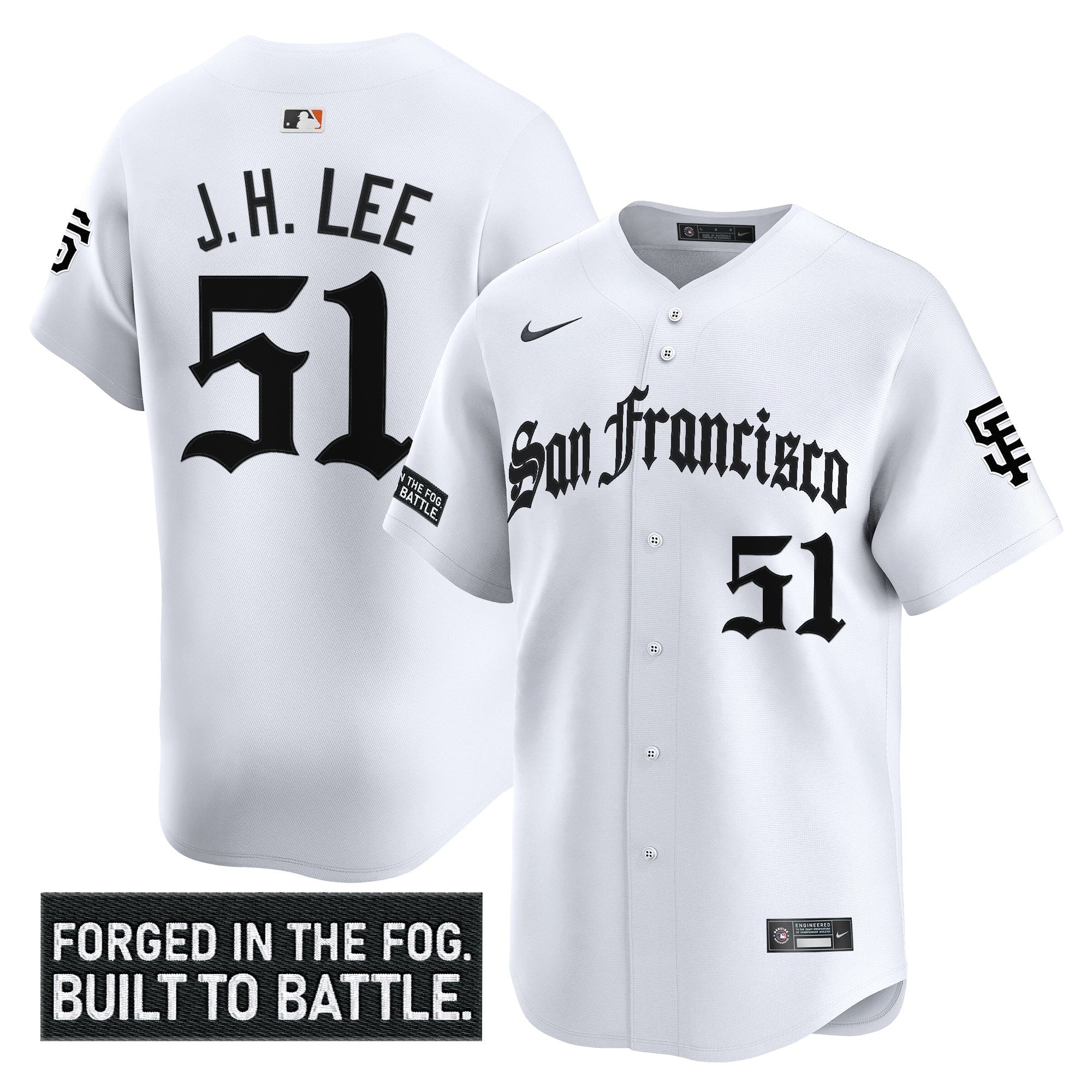 SF 'Gothic Fog Edition' Vapor Premier Limited Jersey - Stitched