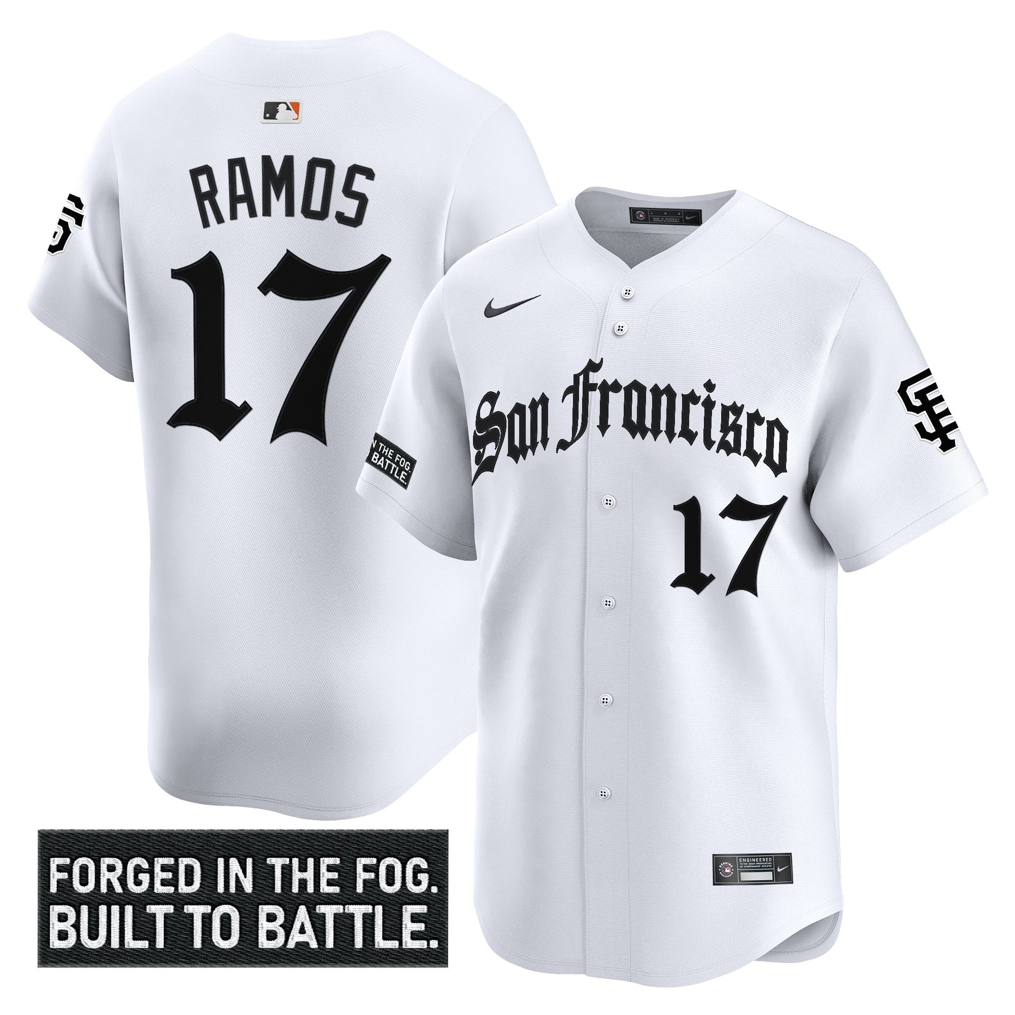 SF 'Gothic Fog Edition' Vapor Premier Limited Jersey - Stitched