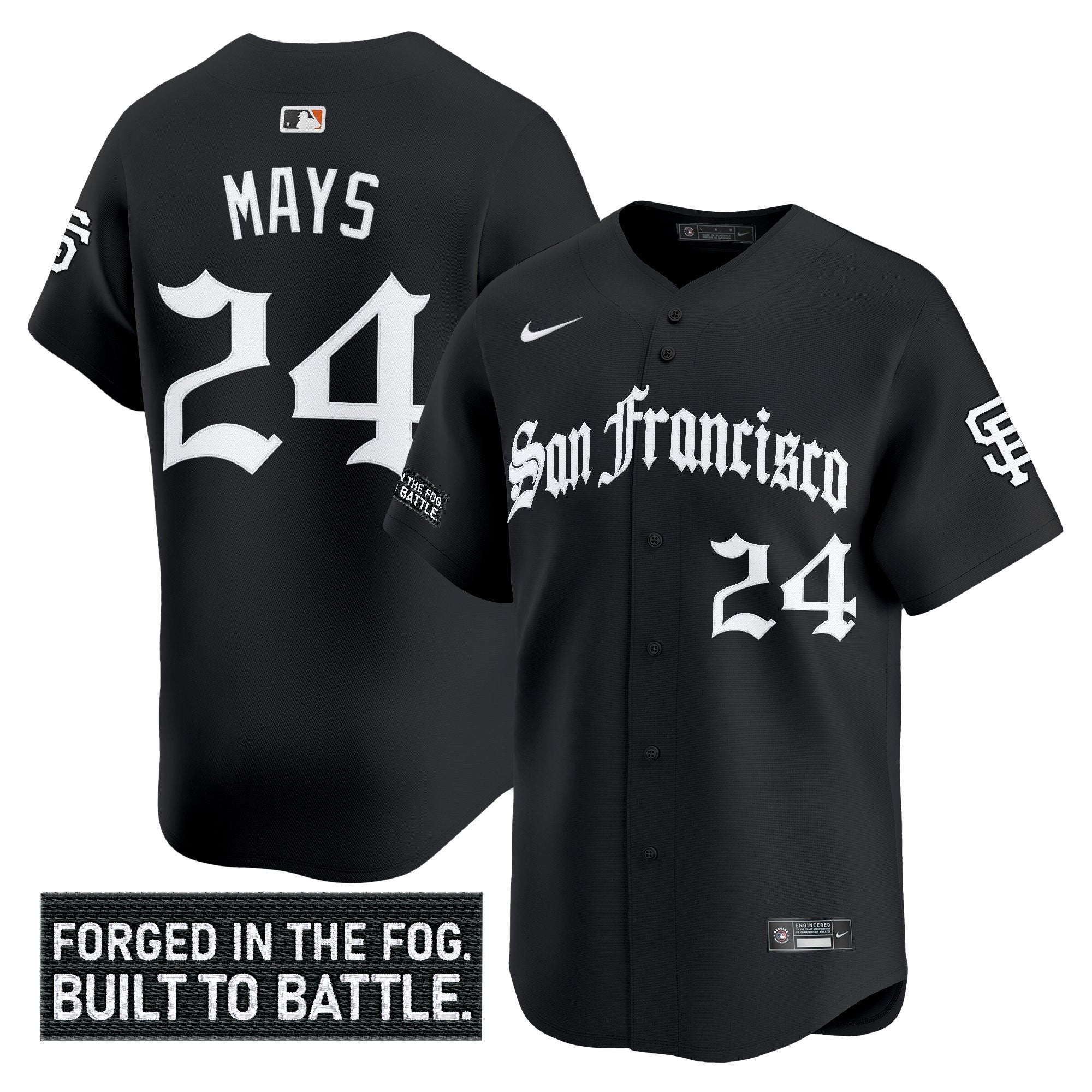 SF 'Gothic Fog Edition' Vapor Premier Limited Jersey - Stitched
