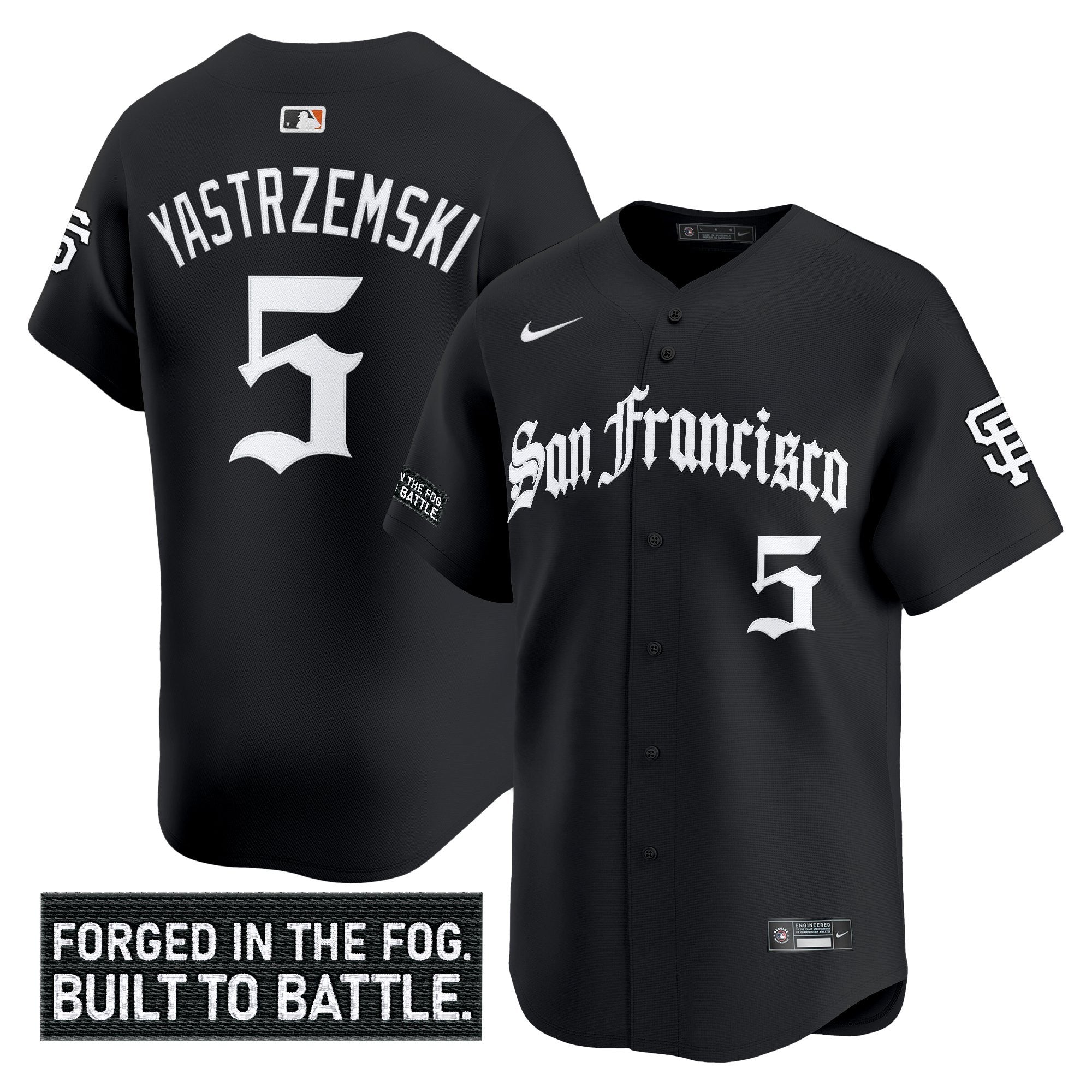 SF 'Gothic Fog Edition' Vapor Premier Limited Jersey - Stitched