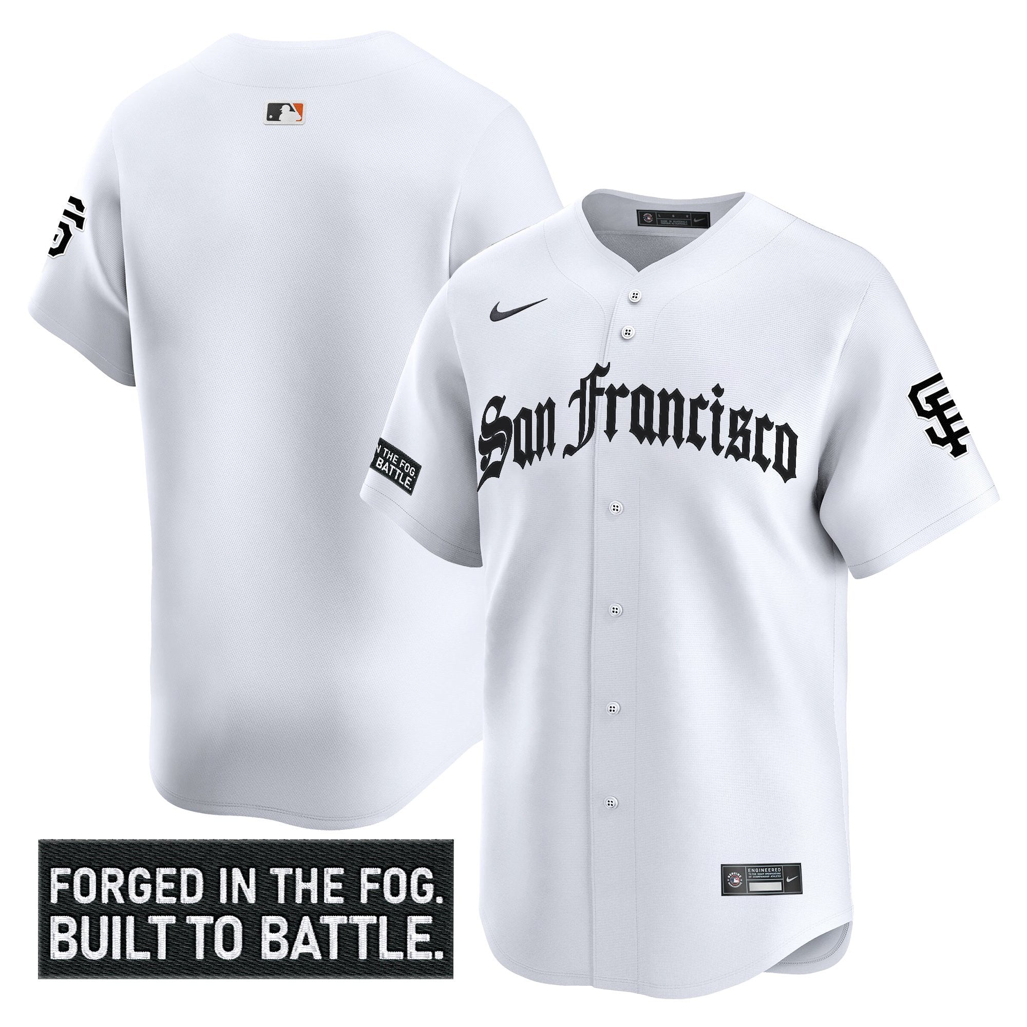 SF 'Gothic Fog Edition' Vapor Premier Limited Jersey - Stitched