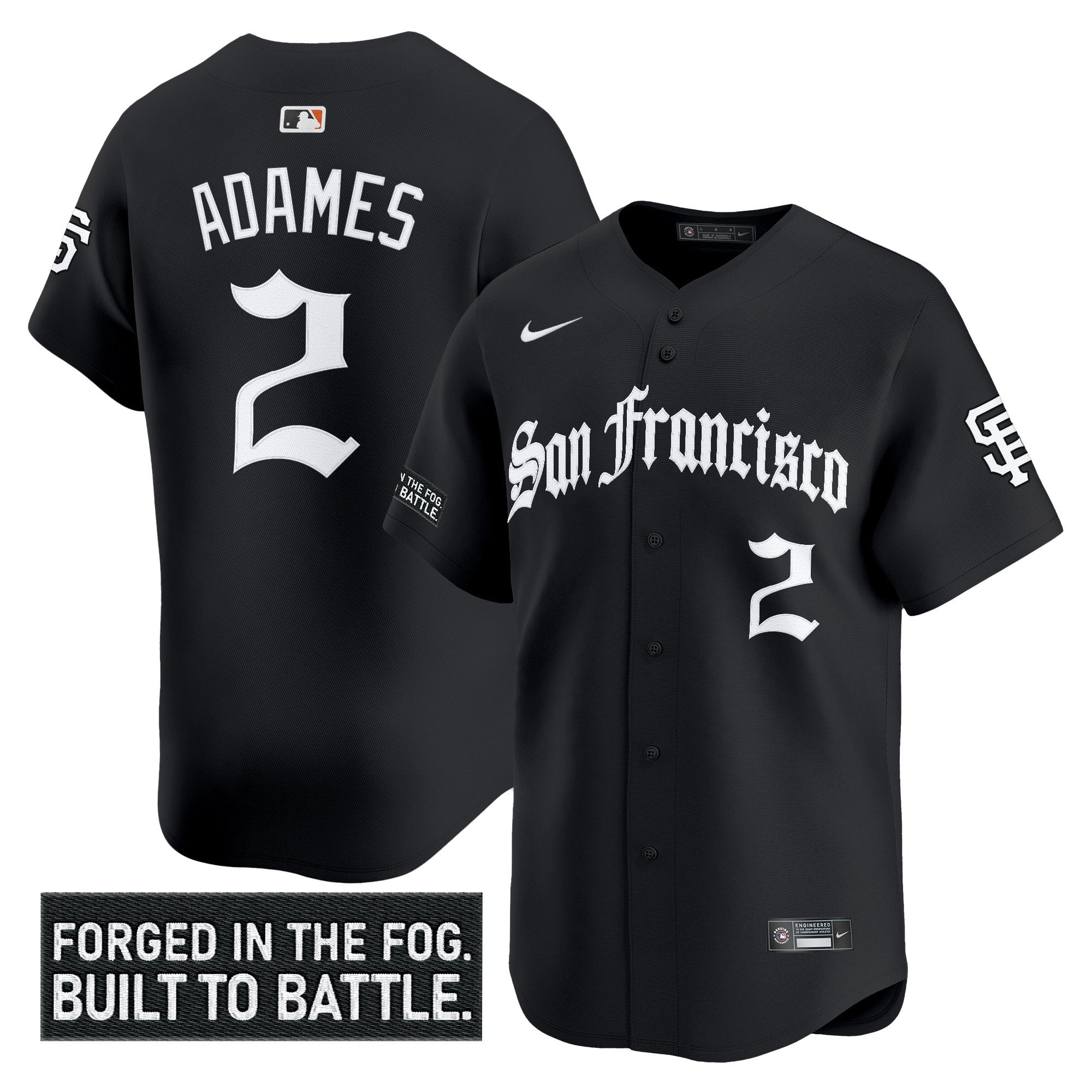SF 'Gothic Fog Edition' Vapor Premier Limited Jersey - Stitched