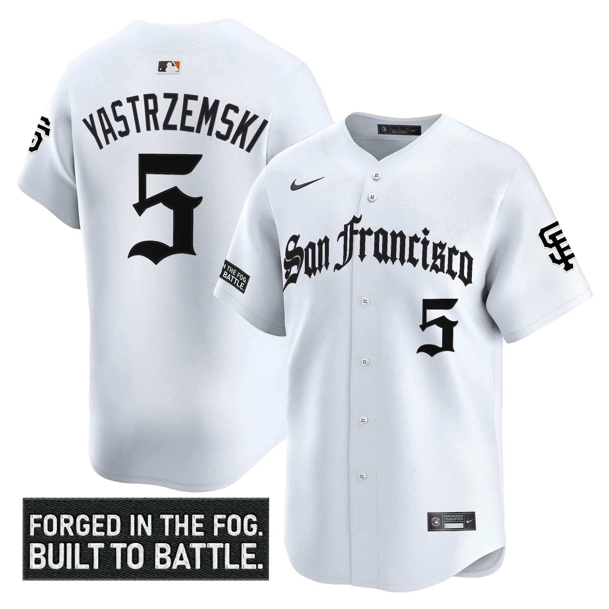 SF 'Gothic Fog Edition' Vapor Premier Limited Jersey - Stitched
