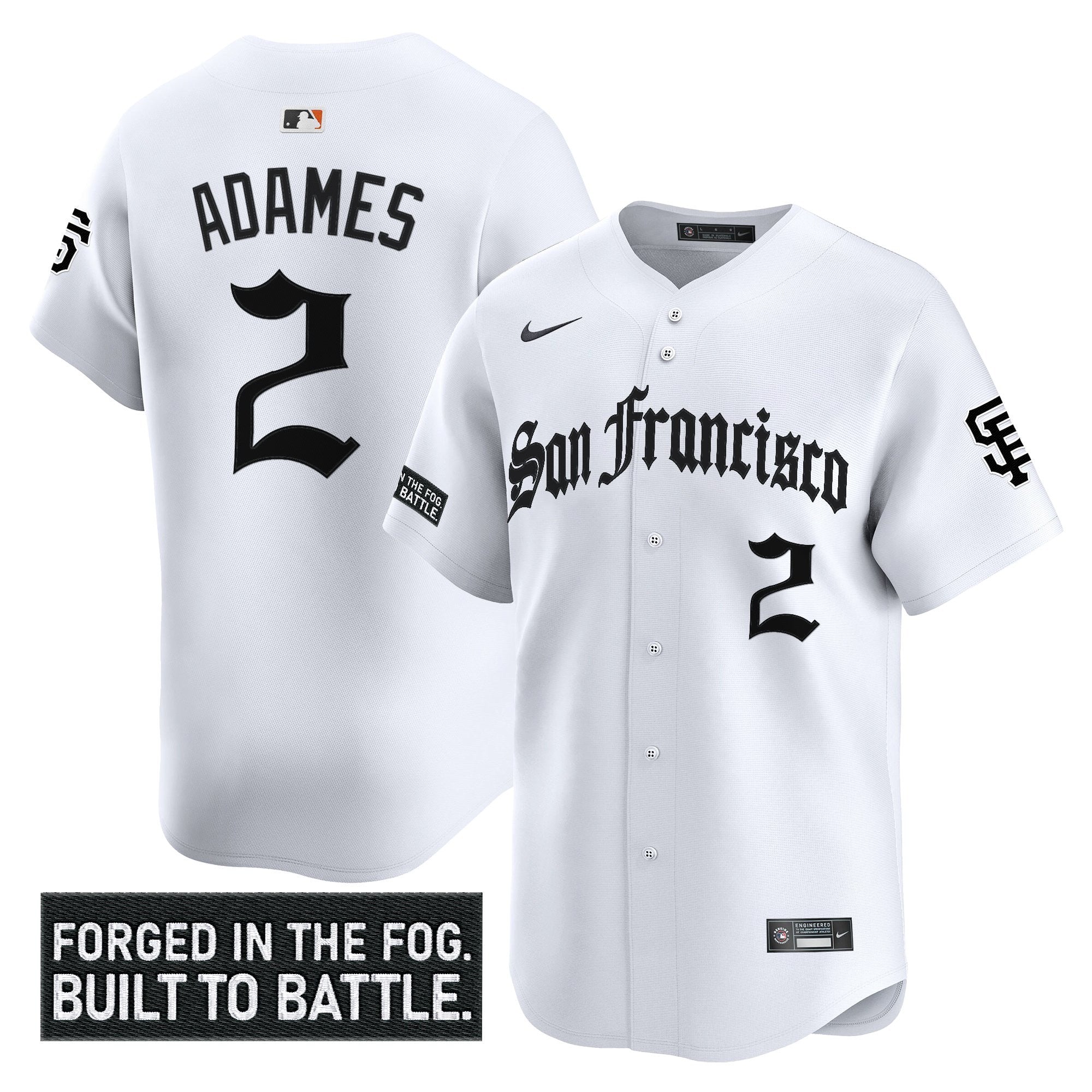 SF 'Gothic Fog Edition' Vapor Premier Limited Jersey - Stitched