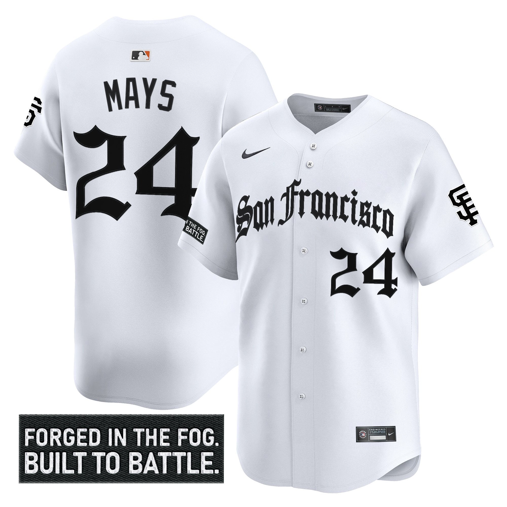 SF 'Gothic Fog Edition' Vapor Premier Limited Jersey - Stitched