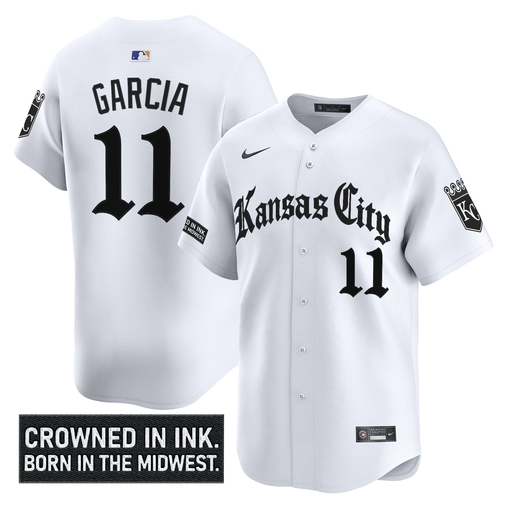 KC 'Gothic Crown Edition' Vapor Premier Limited Jersey - Stitched