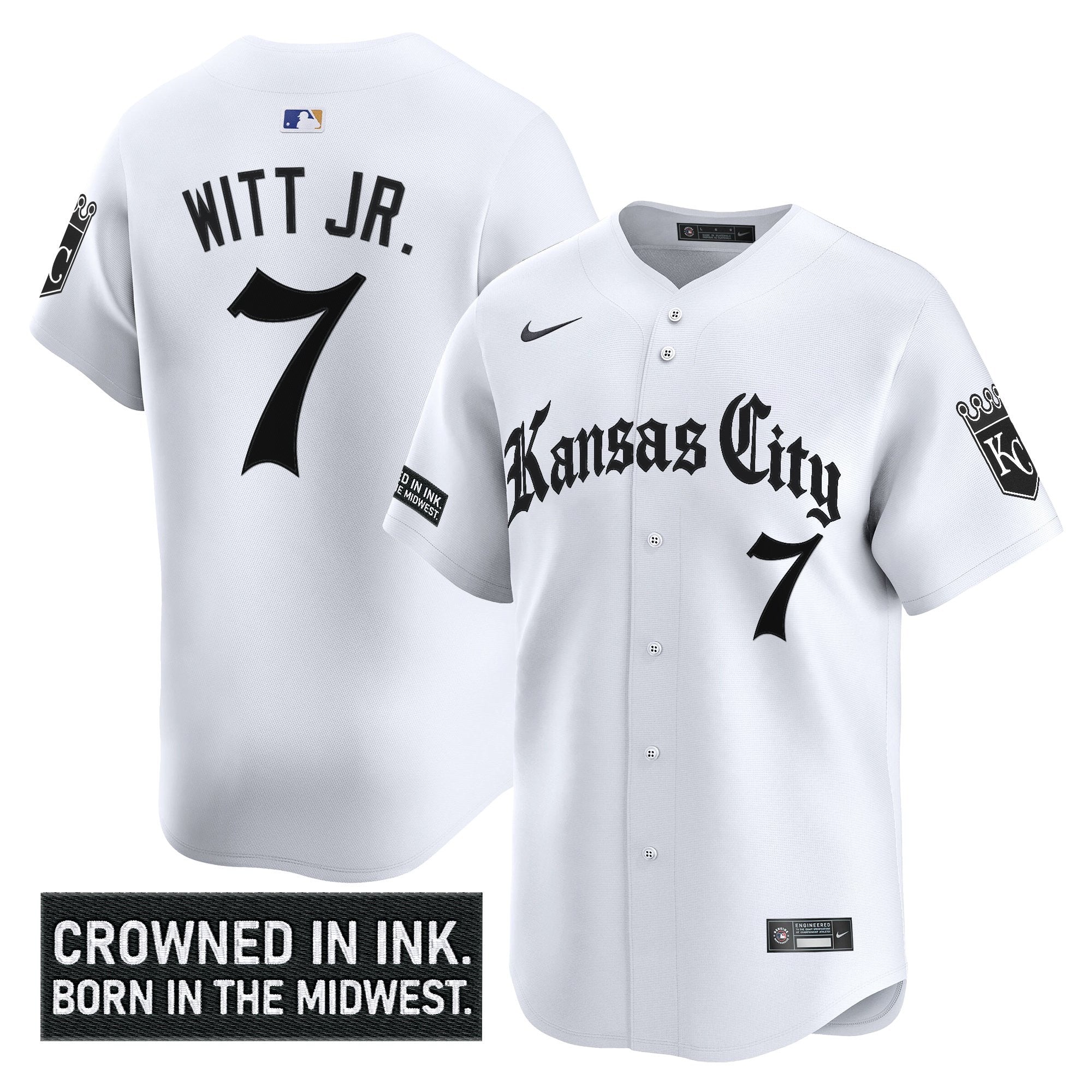 KC 'Gothic Crown Edition' Vapor Premier Limited Jersey - Stitched