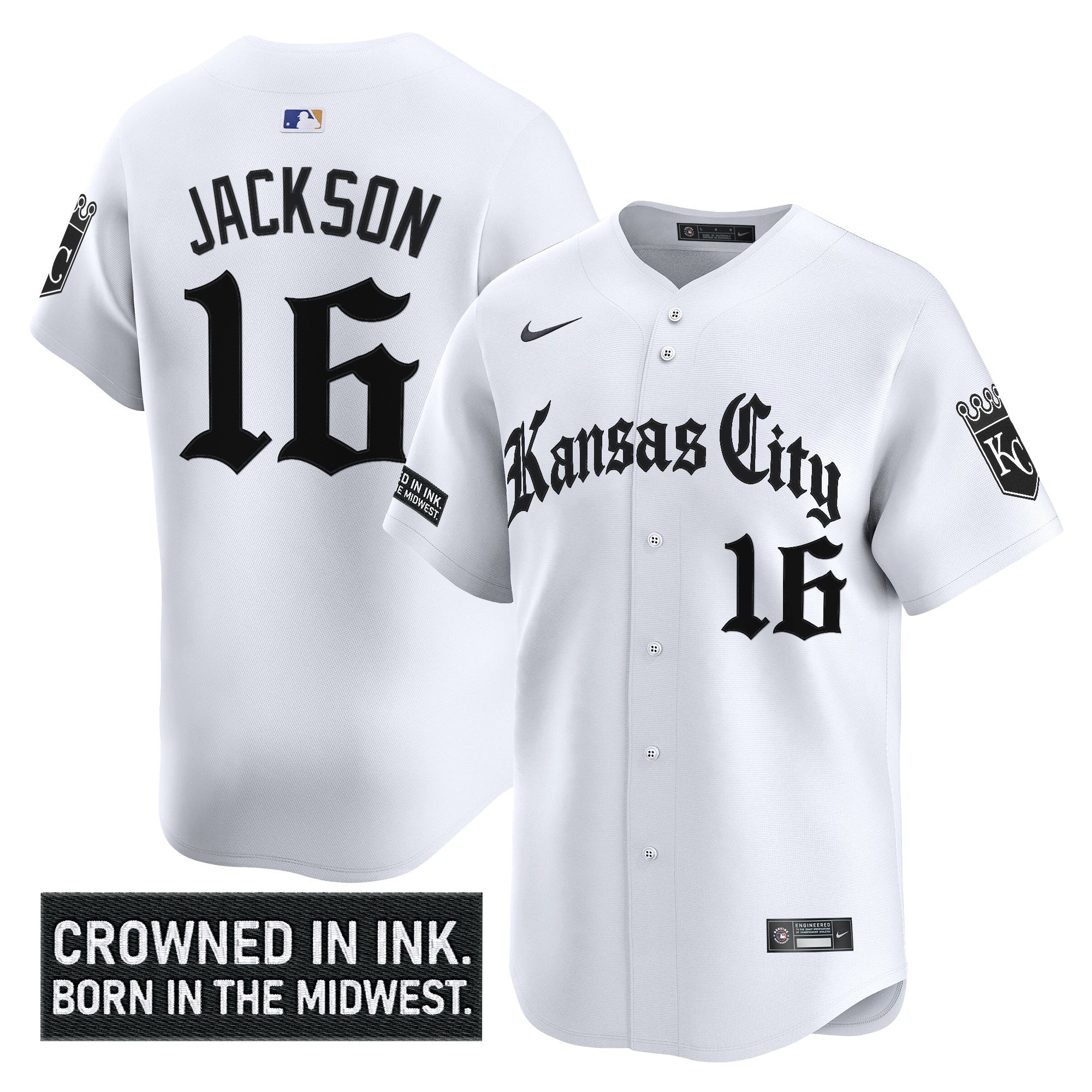 KC 'Gothic Crown Edition' Vapor Premier Limited Jersey - Stitched