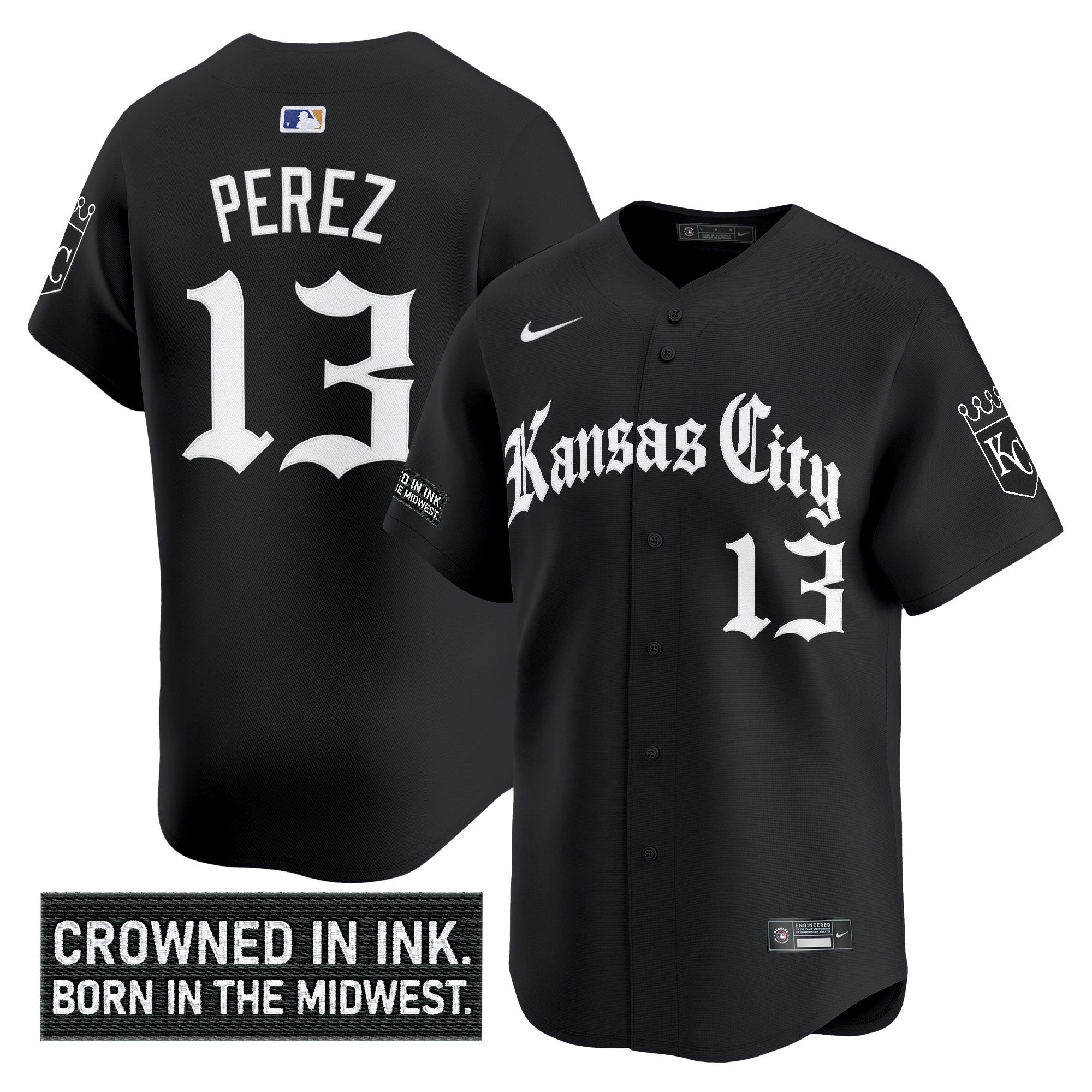 KC 'Gothic Crown Edition' Vapor Premier Limited Jersey - Stitched