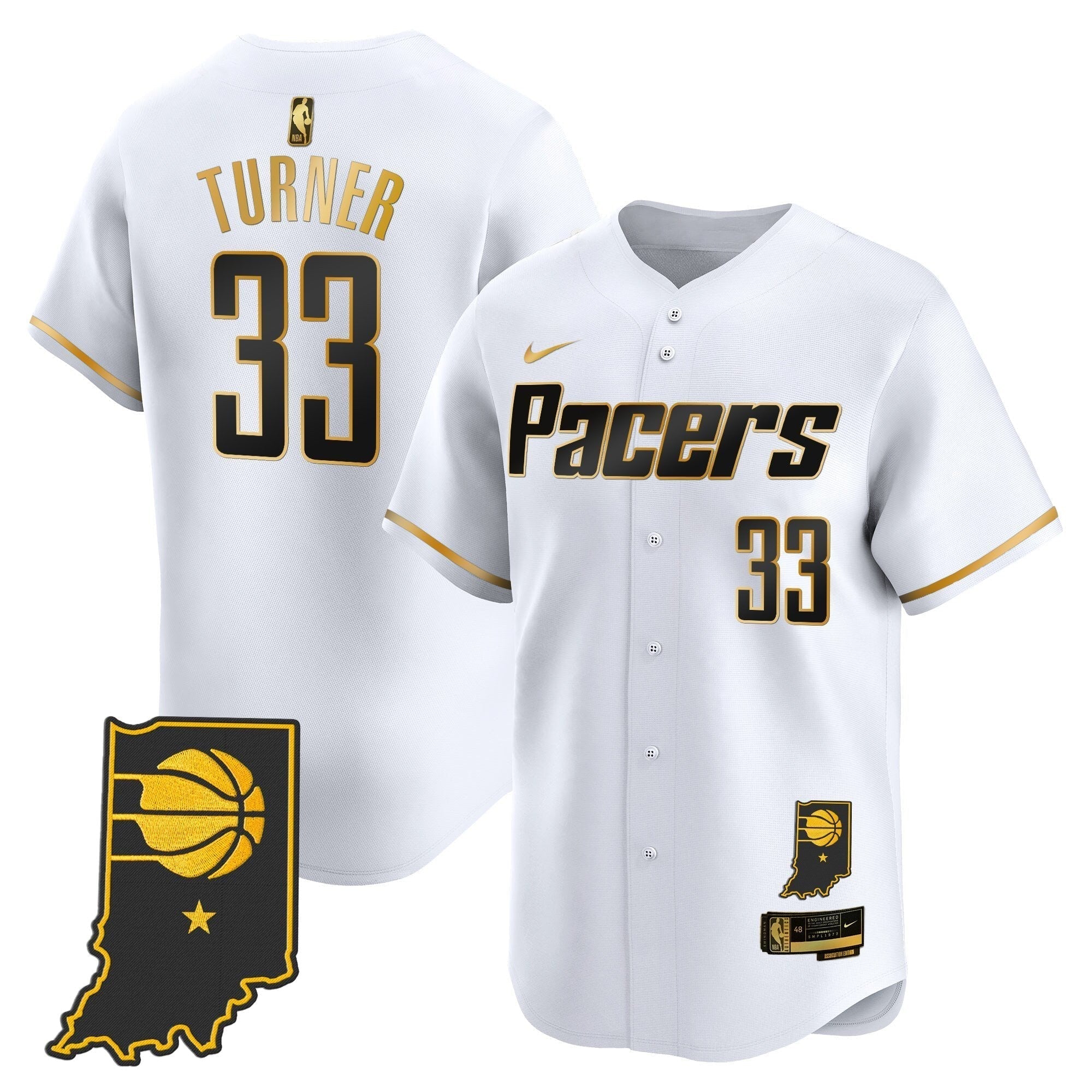 IND Vapor Baseball Jersey - Stitched