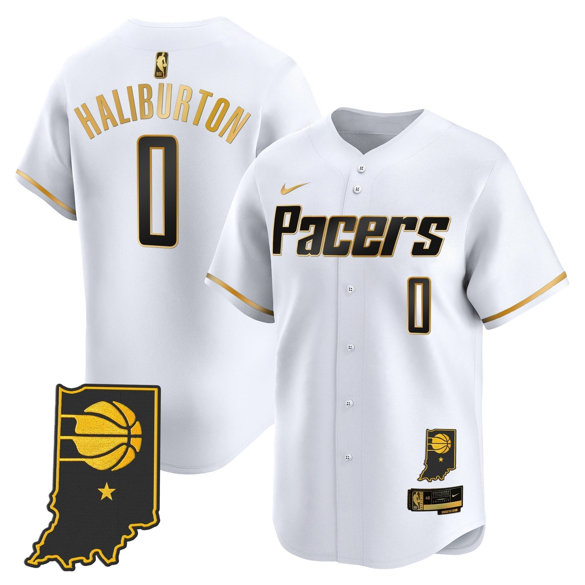 IND Vapor Baseball Jersey - Stitched