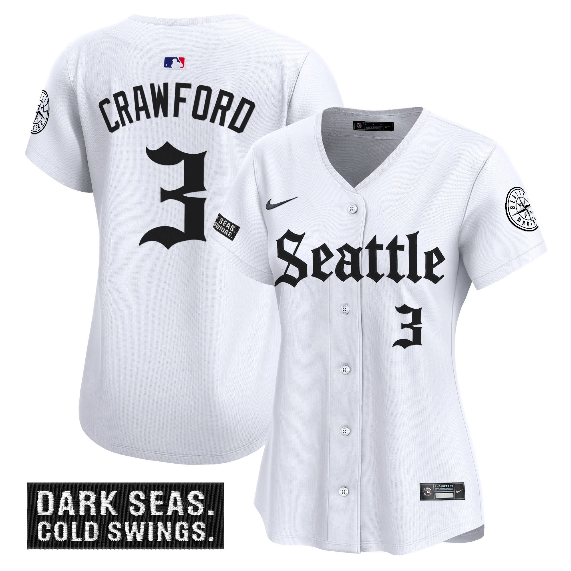 Women's SEA 'Deep Sea Gothic Edition' Vapor Premier Limited Jersey - Stitched