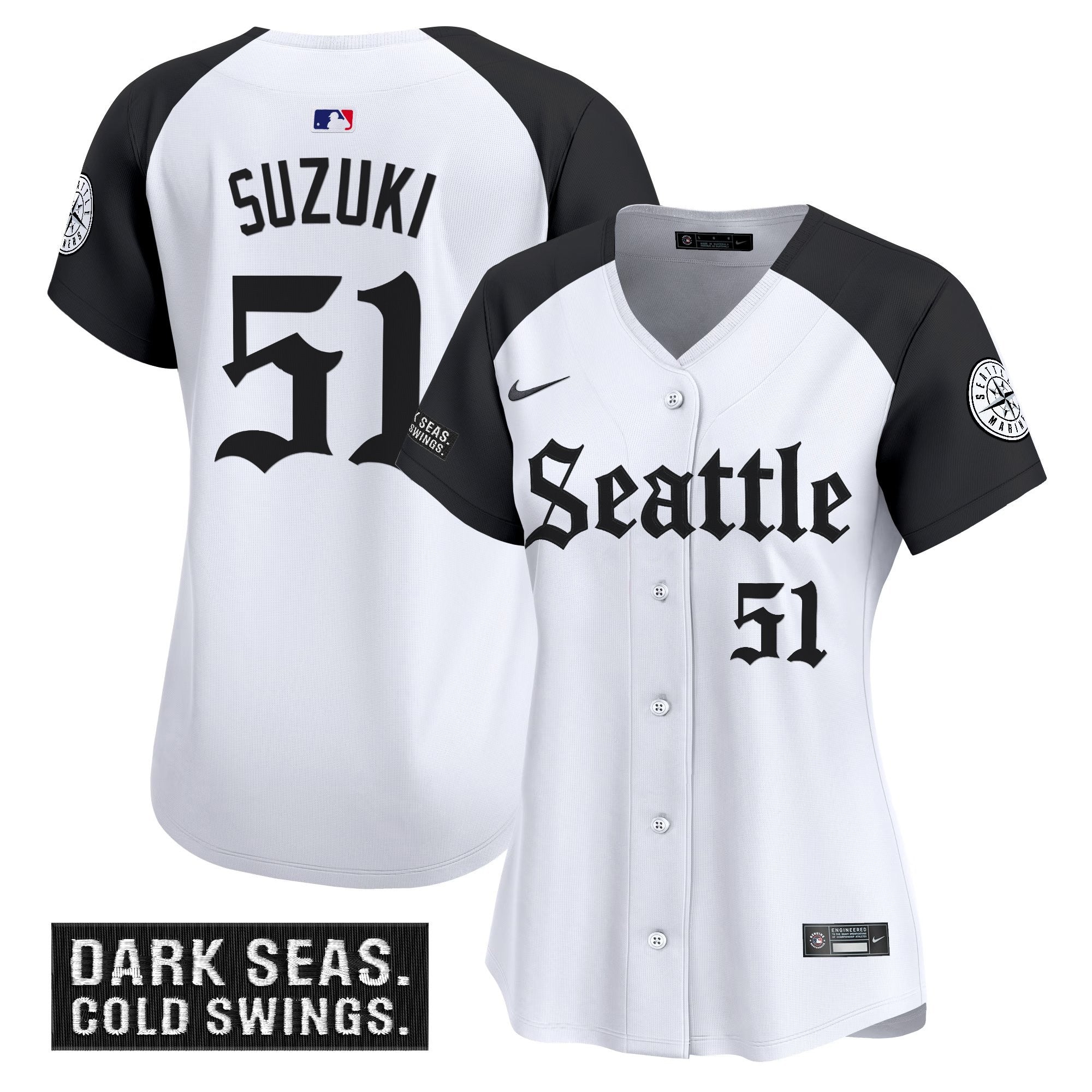 Women's SEA 'Deep Sea Gothic Edition' Vapor Premier Limited Jersey - Stitched