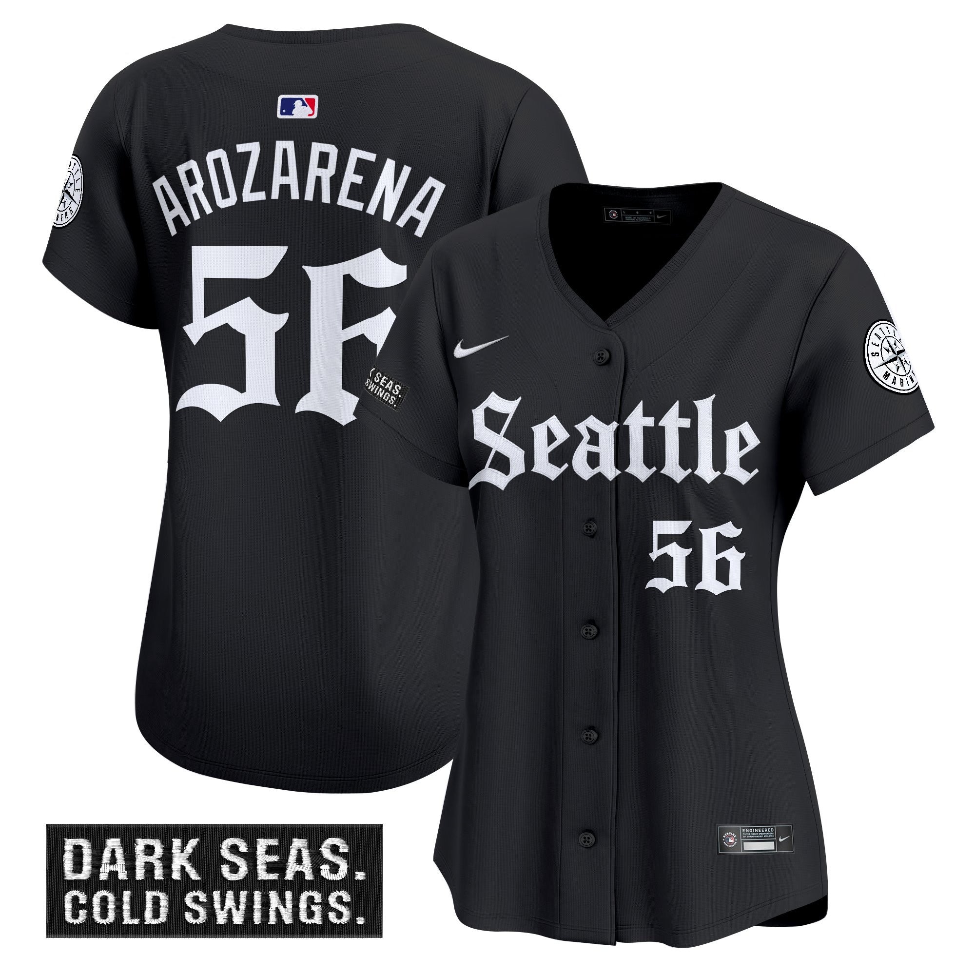 Women's SEA 'Deep Sea Gothic Edition' Vapor Premier Limited Jersey - Stitched