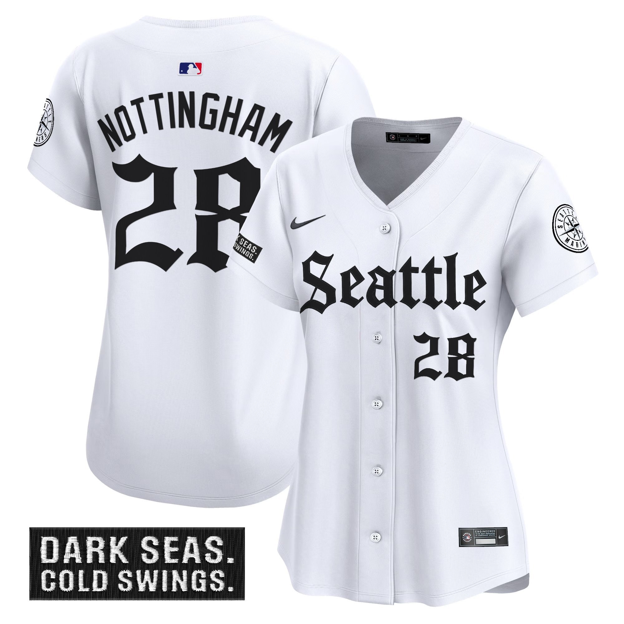 Women's SEA 'Deep Sea Gothic Edition' Vapor Premier Limited Jersey - Stitched