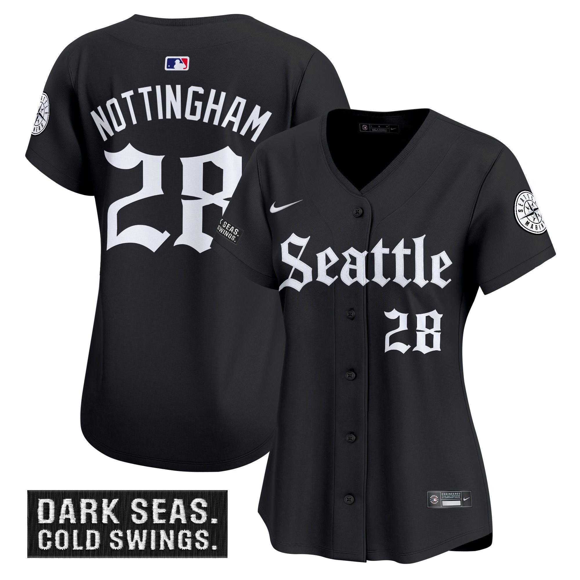 Women's SEA 'Deep Sea Gothic Edition' Vapor Premier Limited Jersey - Stitched