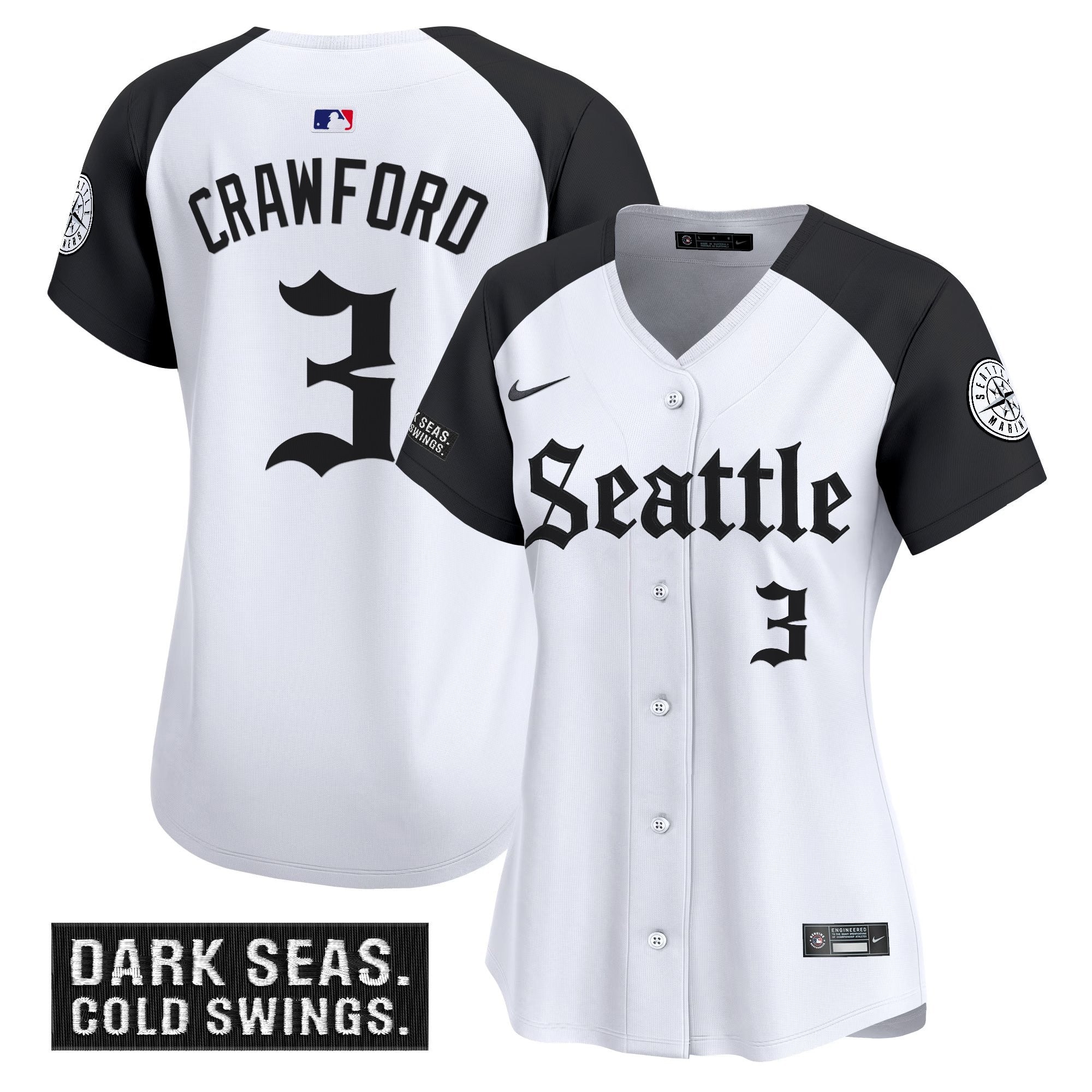 Women's SEA 'Deep Sea Gothic Edition' Vapor Premier Limited Jersey - Stitched