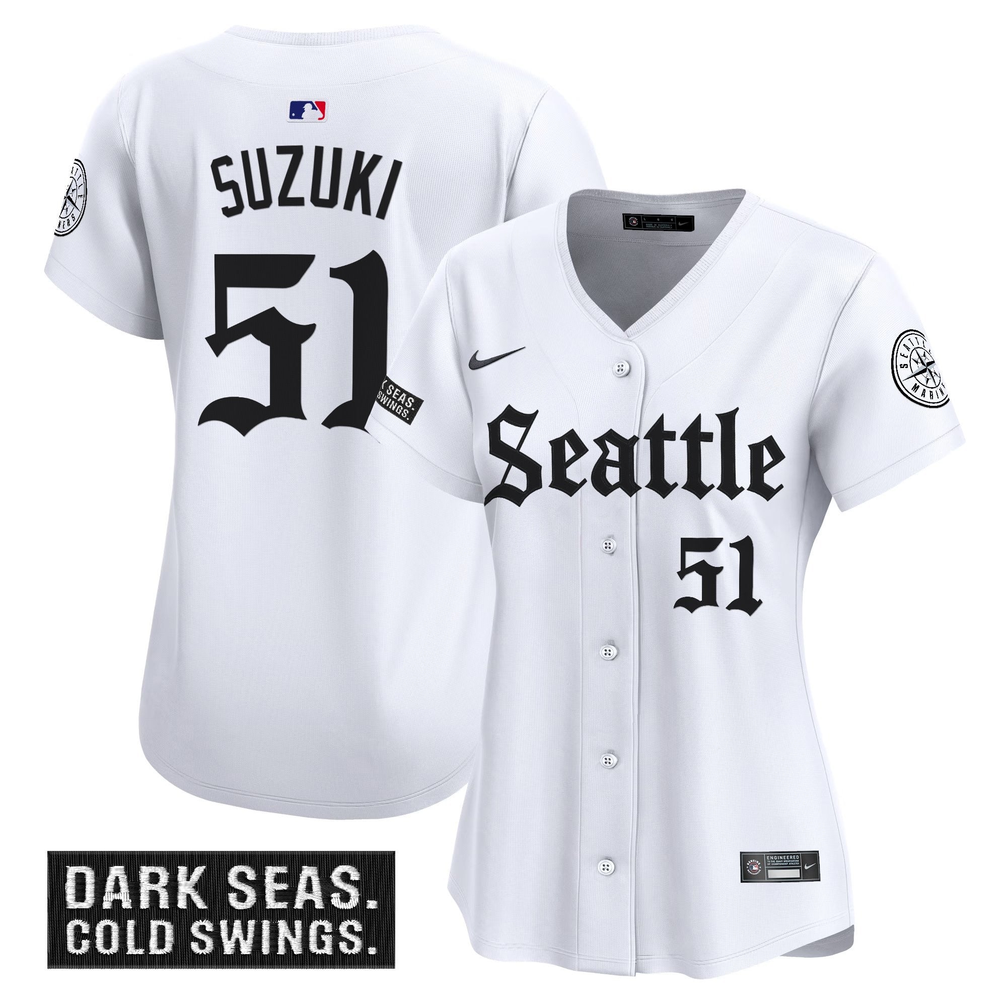 Women's SEA 'Deep Sea Gothic Edition' Vapor Premier Limited Jersey - Stitched