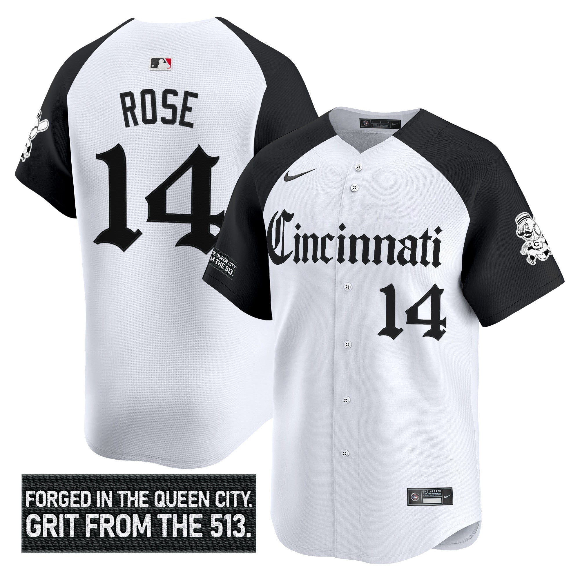 CIN 'Gothic Queen City Edition' Vapor Premier Limited Jersey - Stitched