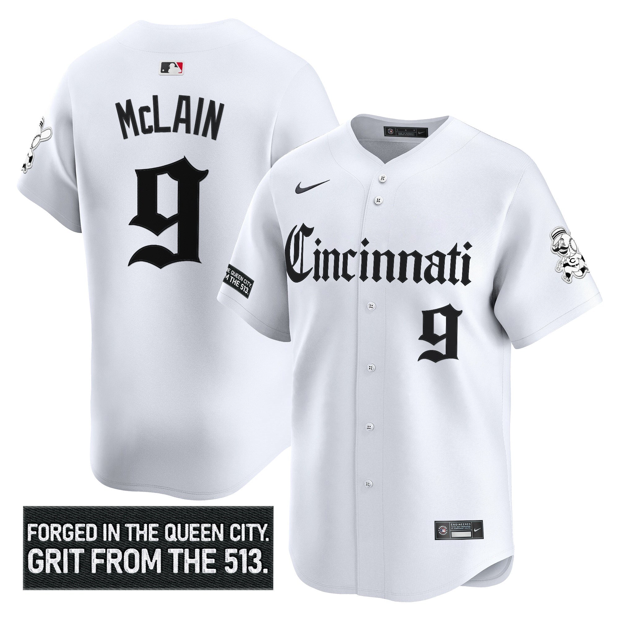 CIN 'Gothic Queen City Edition' Vapor Premier Limited Jersey - Stitched