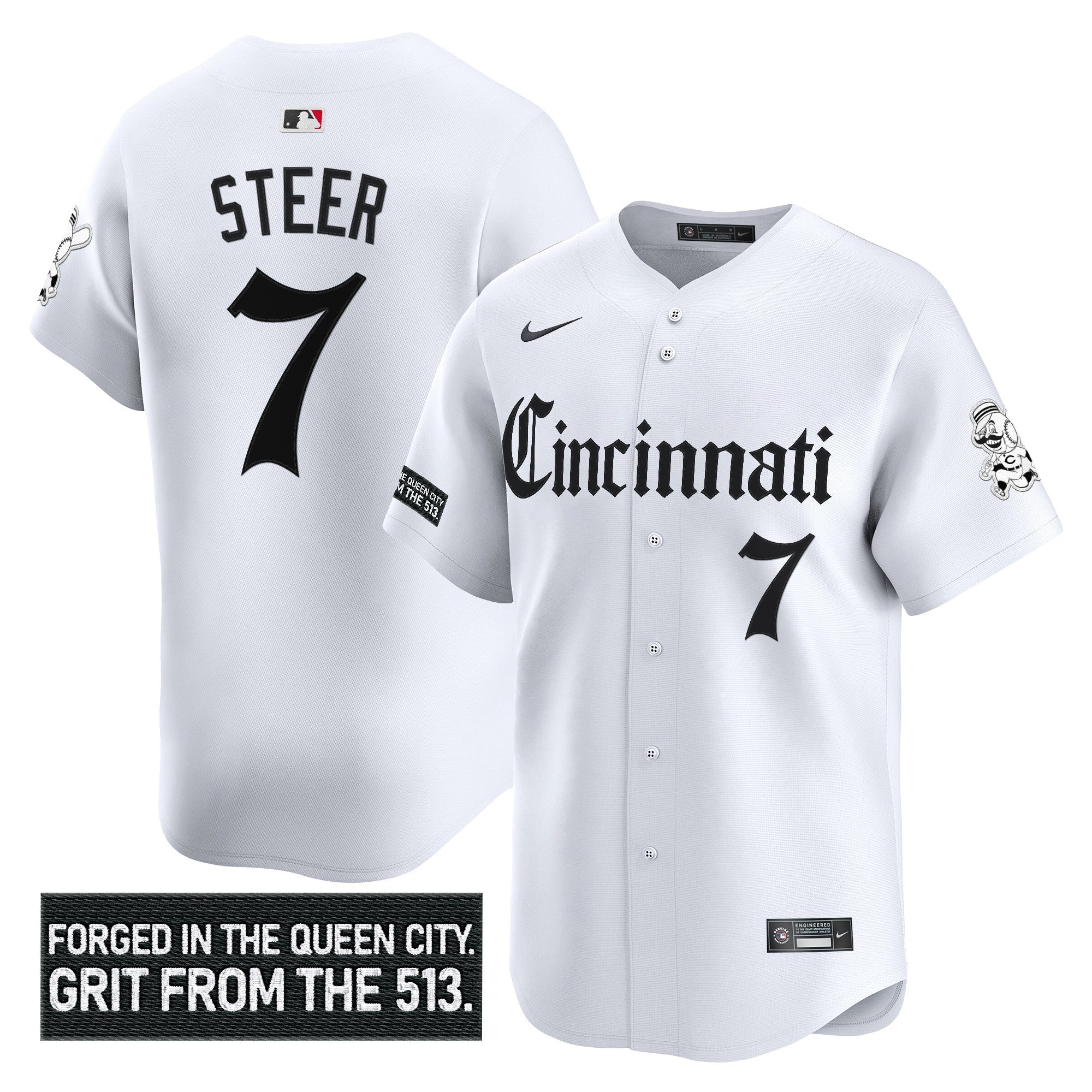 CIN 'Gothic Queen City Edition' Vapor Premier Limited Jersey - Stitched