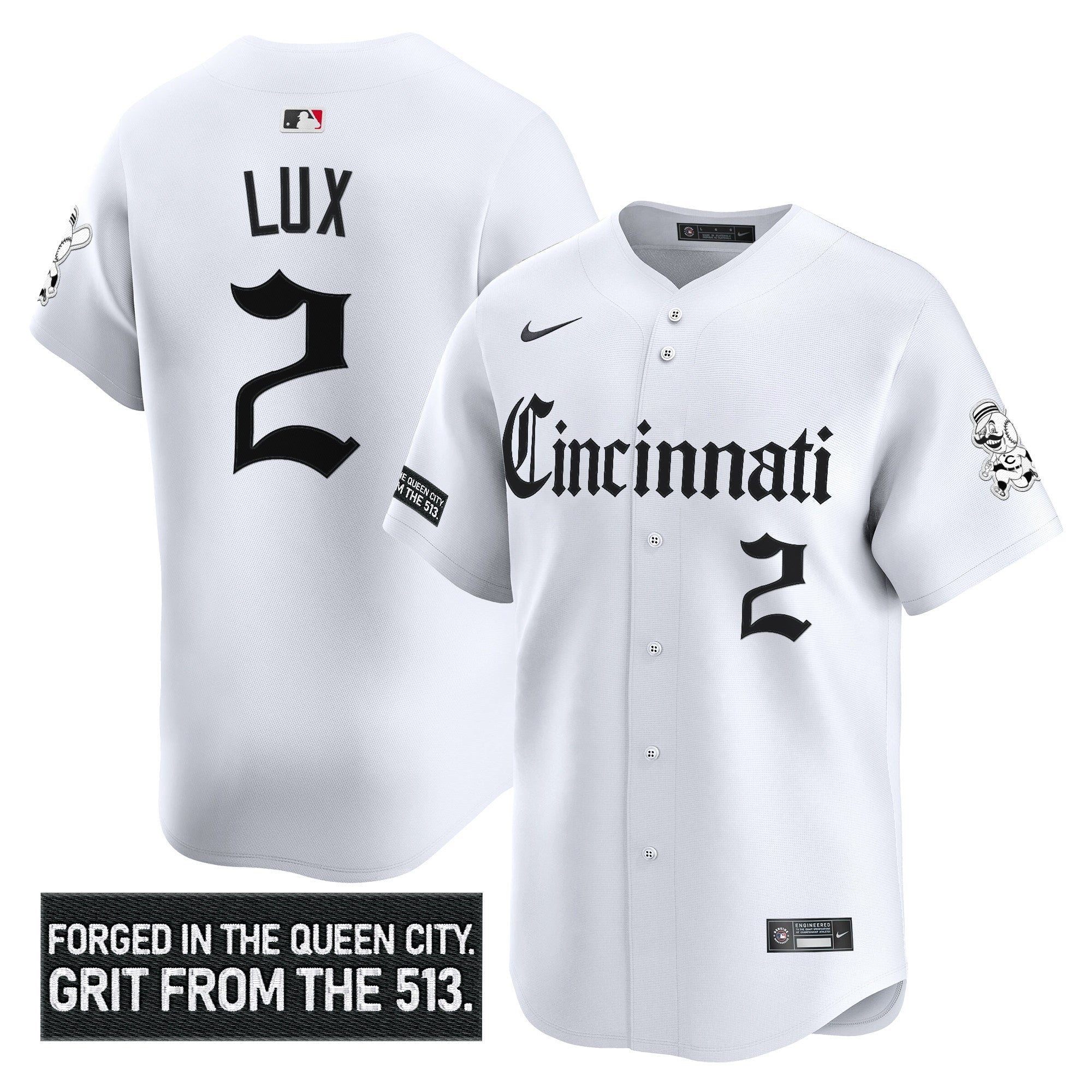 CIN 'Gothic Queen City Edition' Vapor Premier Limited Jersey - Stitched