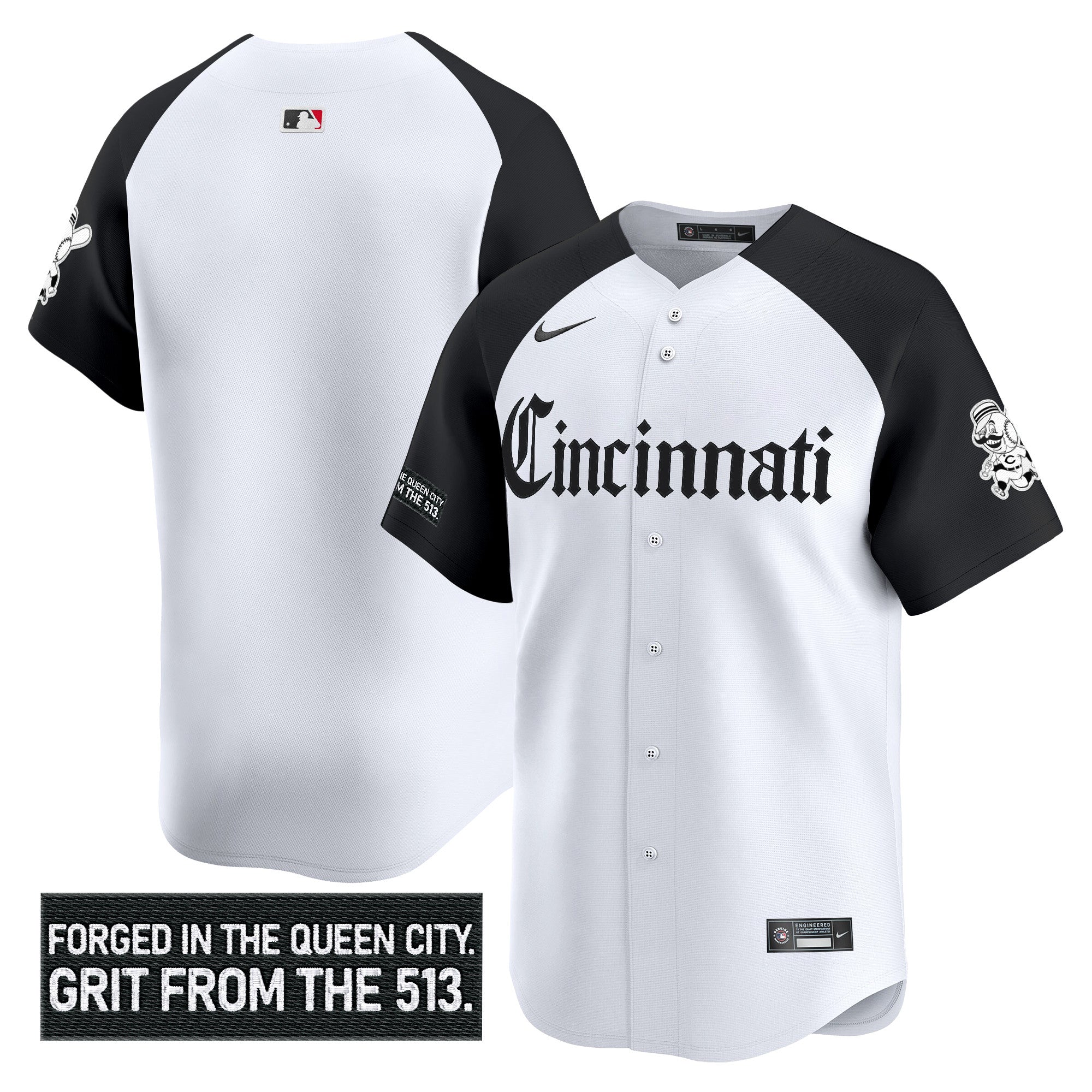 CIN 'Gothic Queen City Edition' Vapor Premier Limited Jersey - Stitched