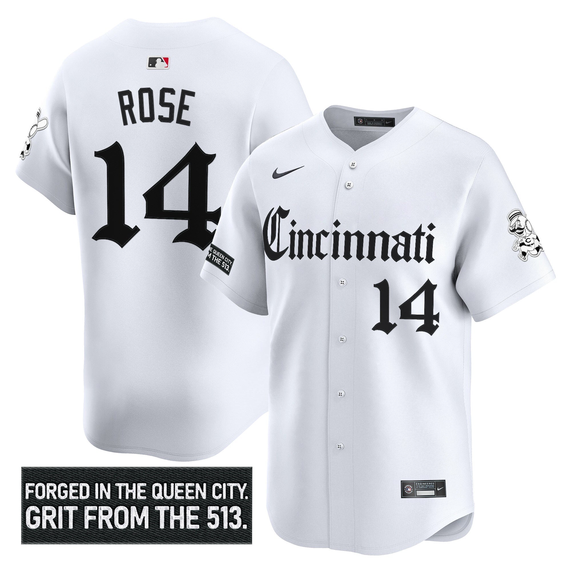 CIN 'Gothic Queen City Edition' Vapor Premier Limited Jersey - Stitched