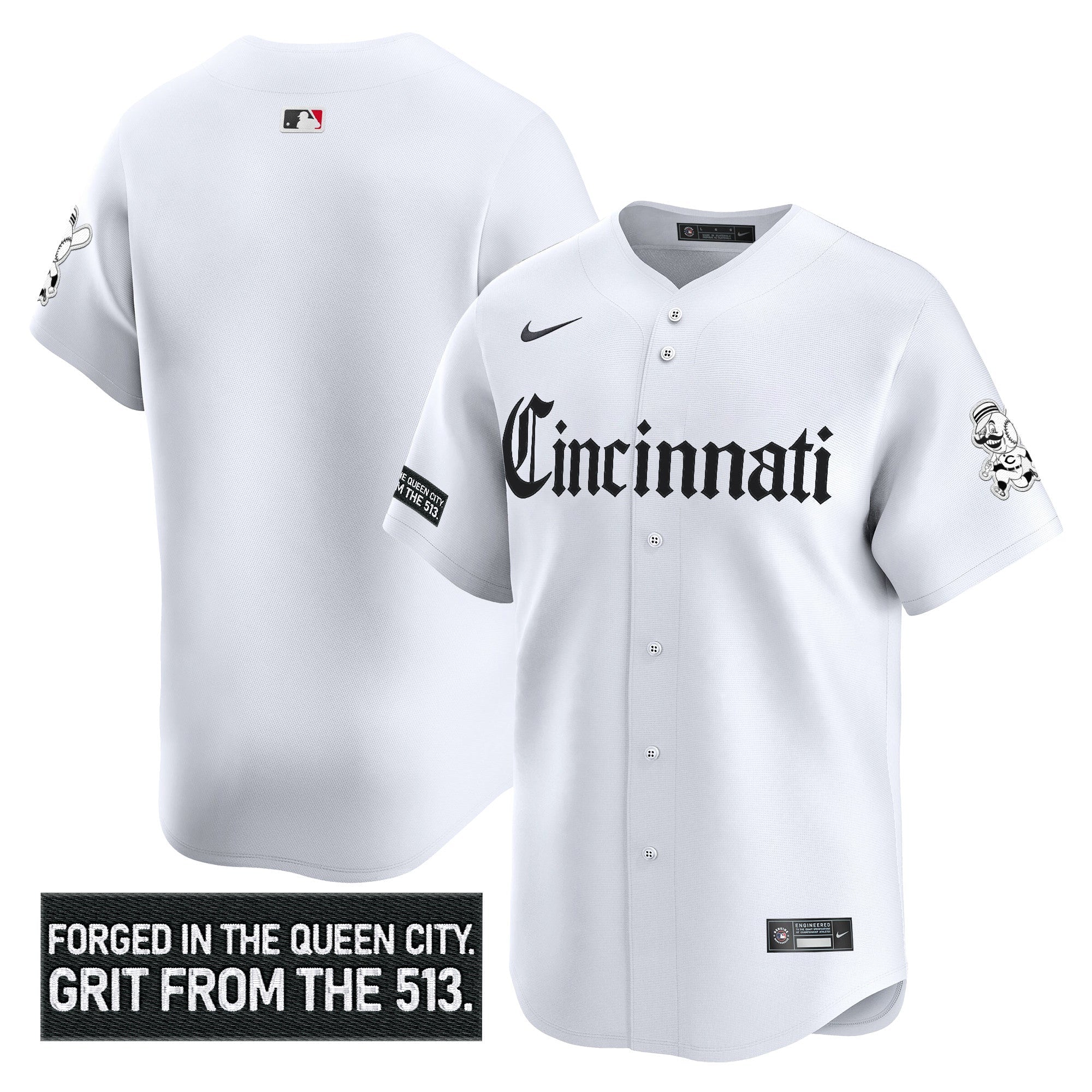 CIN 'Gothic Queen City Edition' Vapor Premier Limited Jersey - Stitched