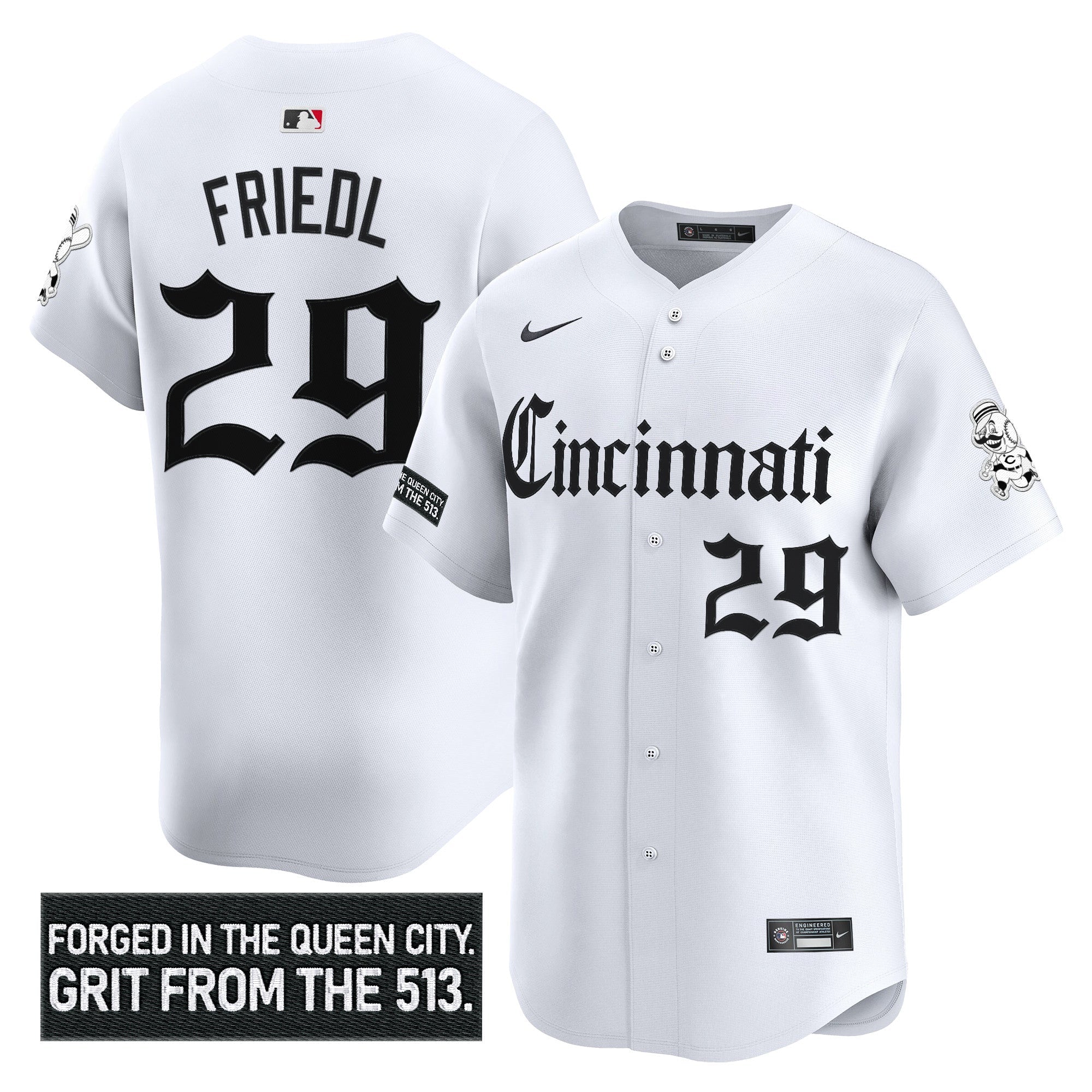 CIN 'Gothic Queen City Edition' Vapor Premier Limited Jersey - Stitched