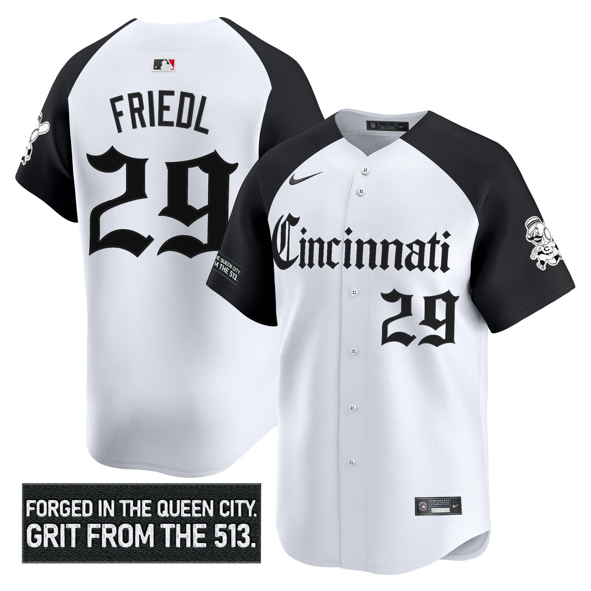 CIN 'Gothic Queen City Edition' Vapor Premier Limited Jersey - Stitched