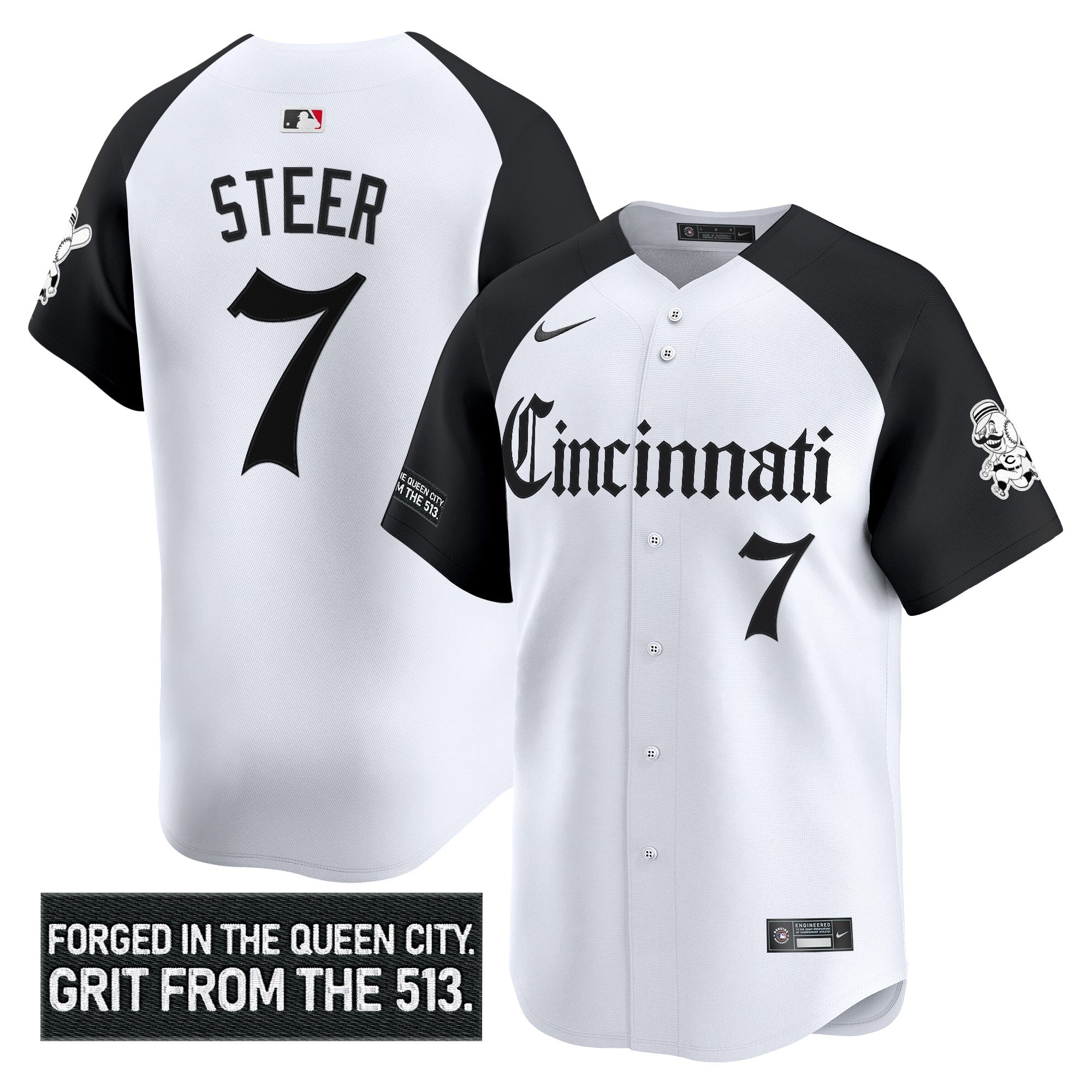 CIN 'Gothic Queen City Edition' Vapor Premier Limited Jersey - Stitched