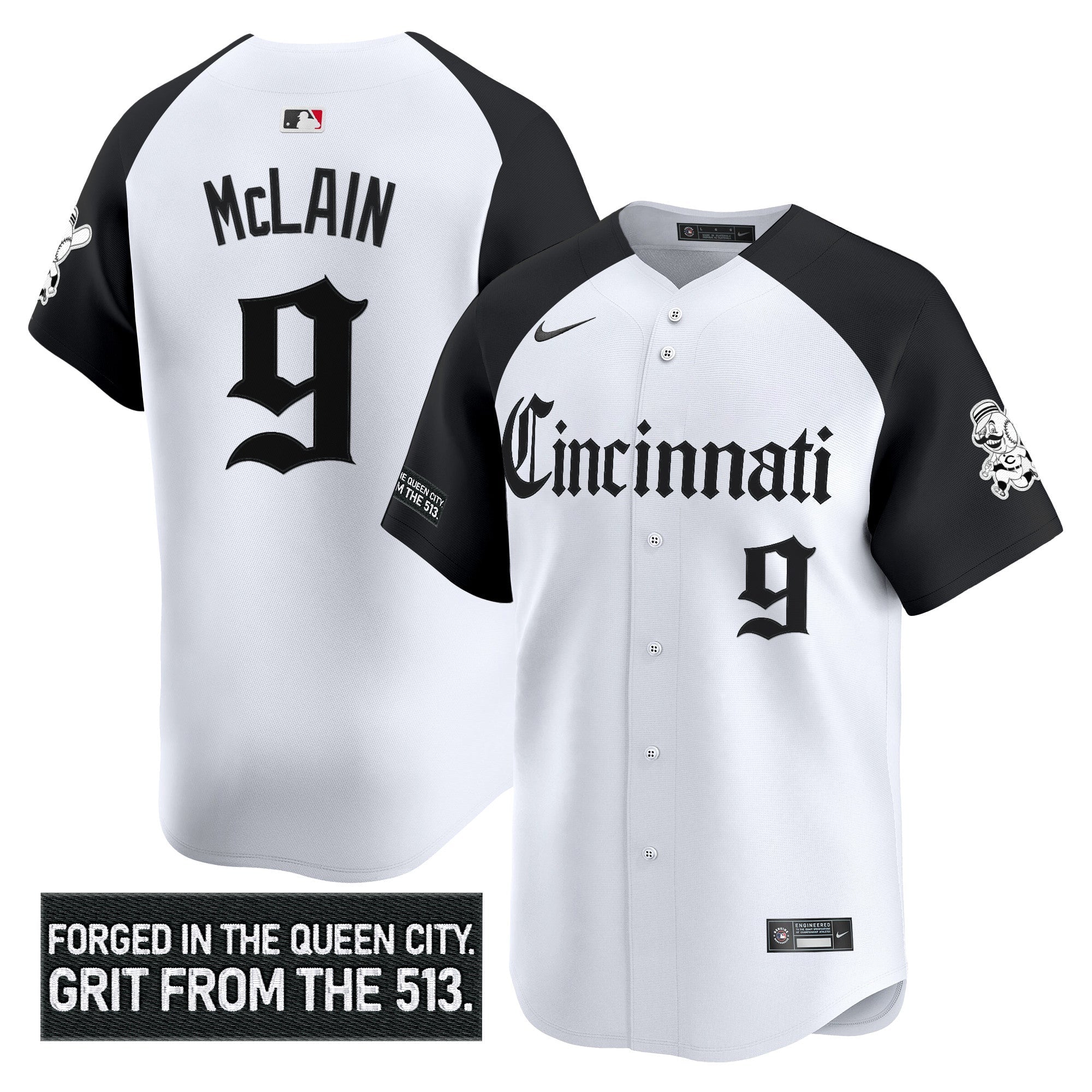 CIN 'Gothic Queen City Edition' Vapor Premier Limited Jersey - Stitched
