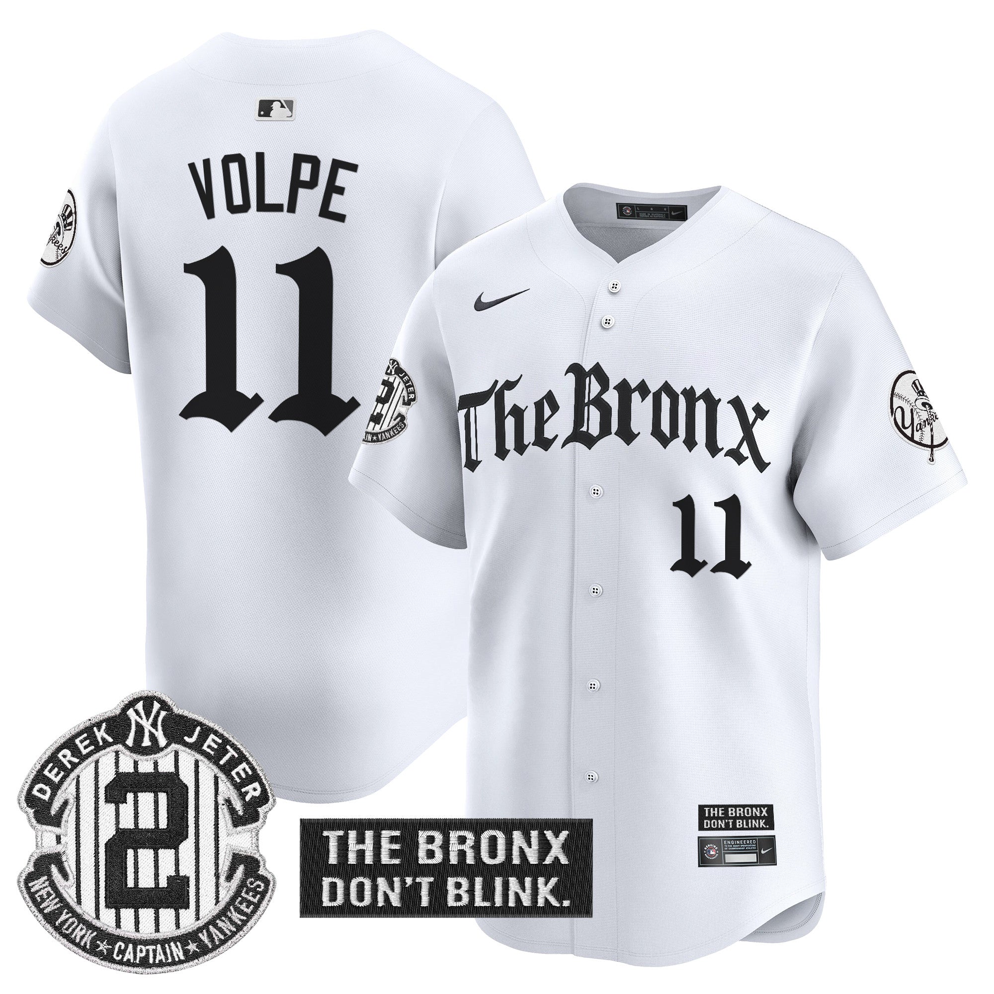 Yankees 'The Bronx - Gothic Ink Drop Edition' Vapor Premier Limited Jersey - Stitched