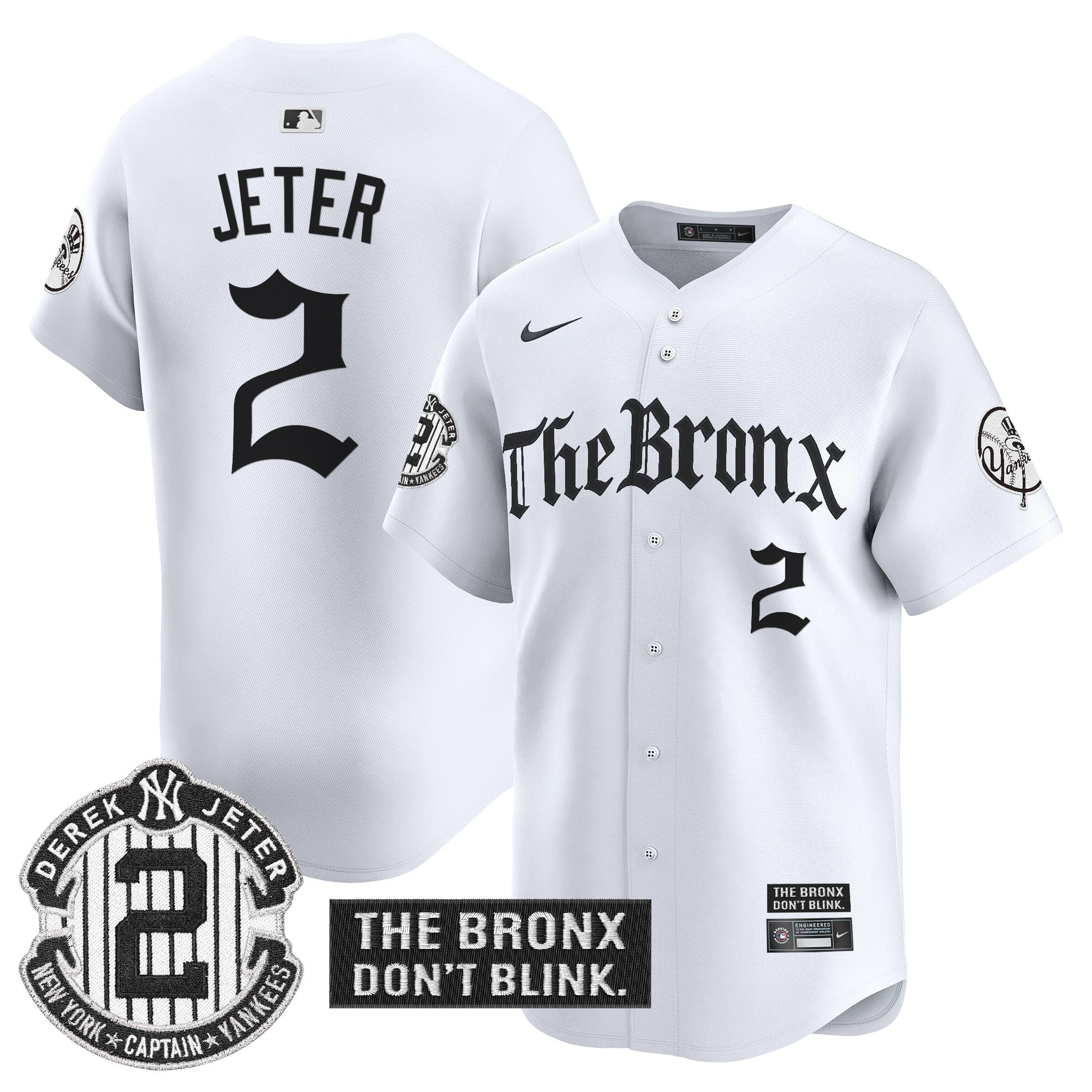 Yankees 'The Bronx - Gothic Ink Drop Edition' Vapor Premier Limited Jersey - Stitched