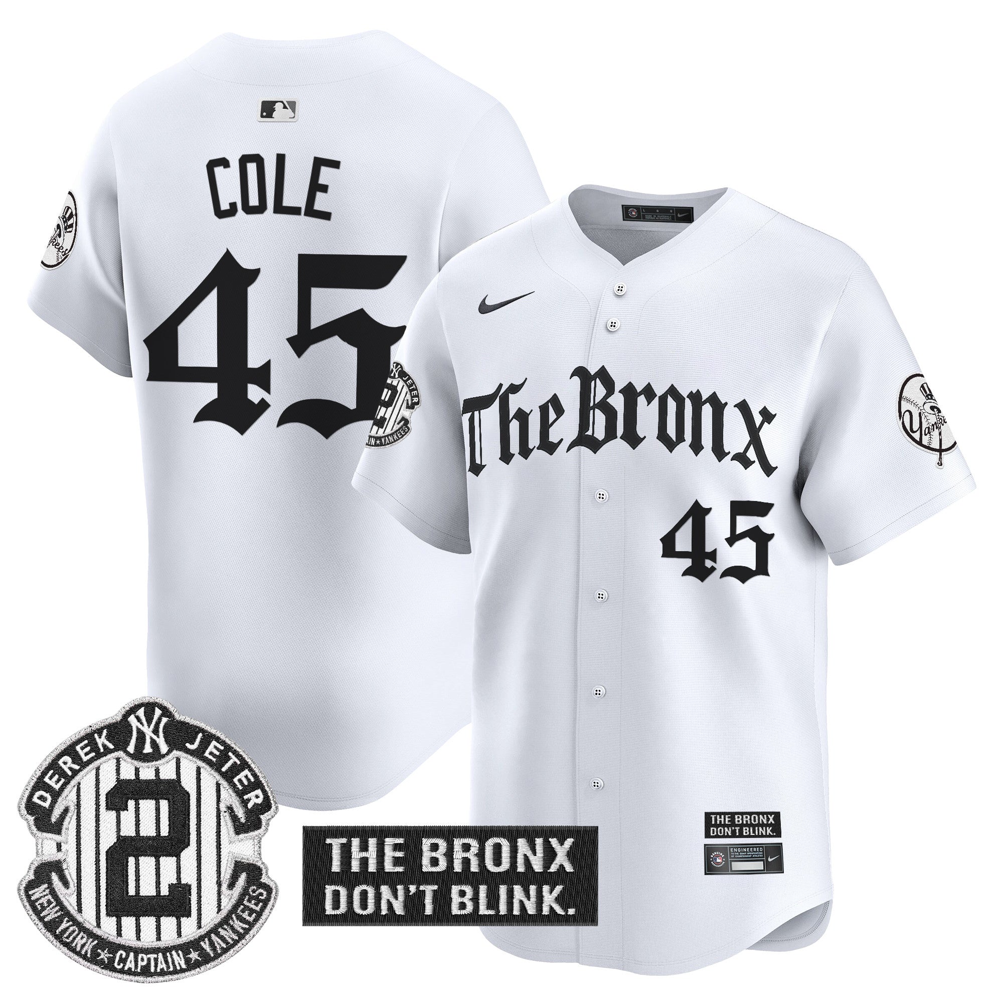 Yankees 'The Bronx - Gothic Ink Drop Edition' Vapor Premier Limited Jersey - Stitched