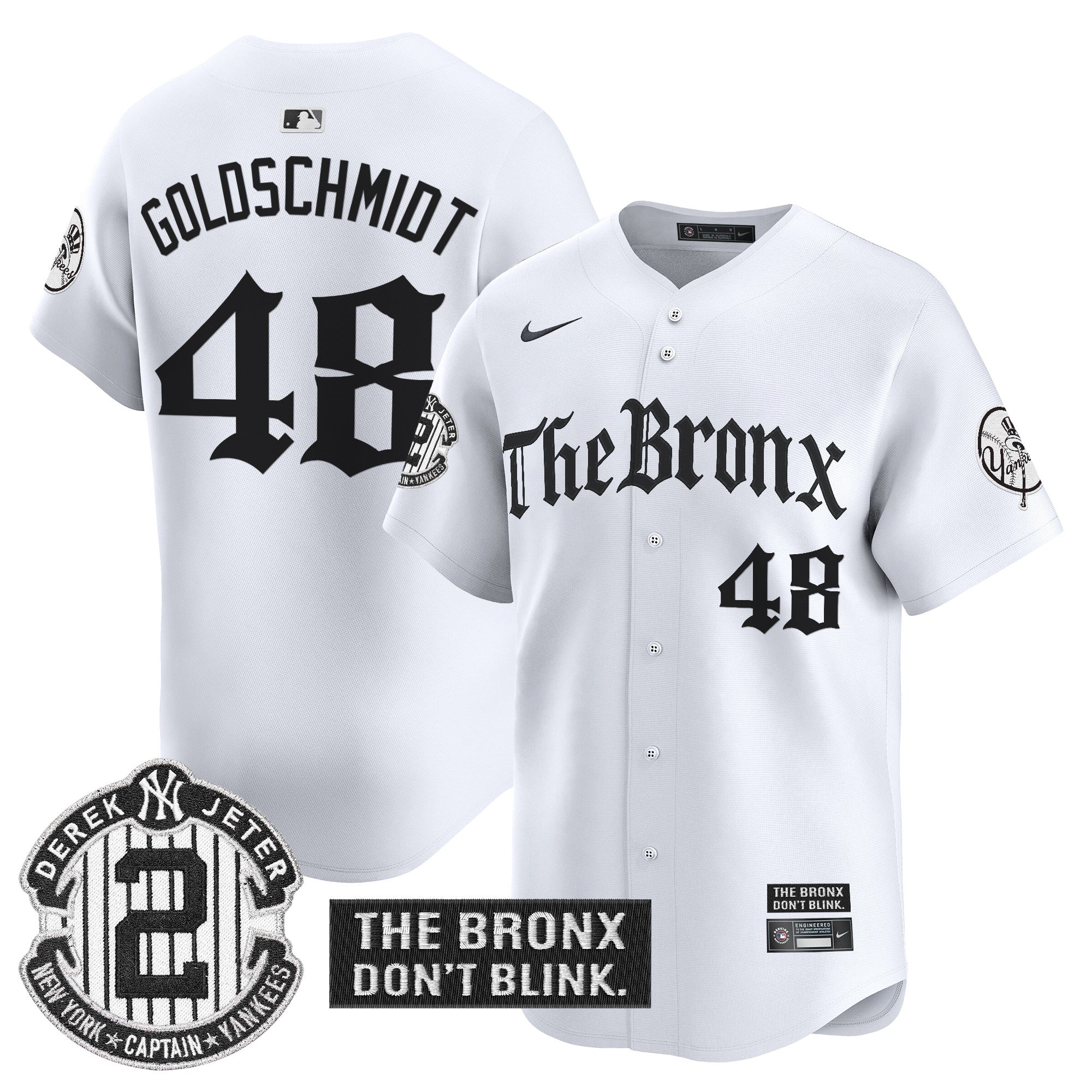 Yankees 'The Bronx - Gothic Ink Drop Edition' Vapor Premier Limited Jersey - Stitched