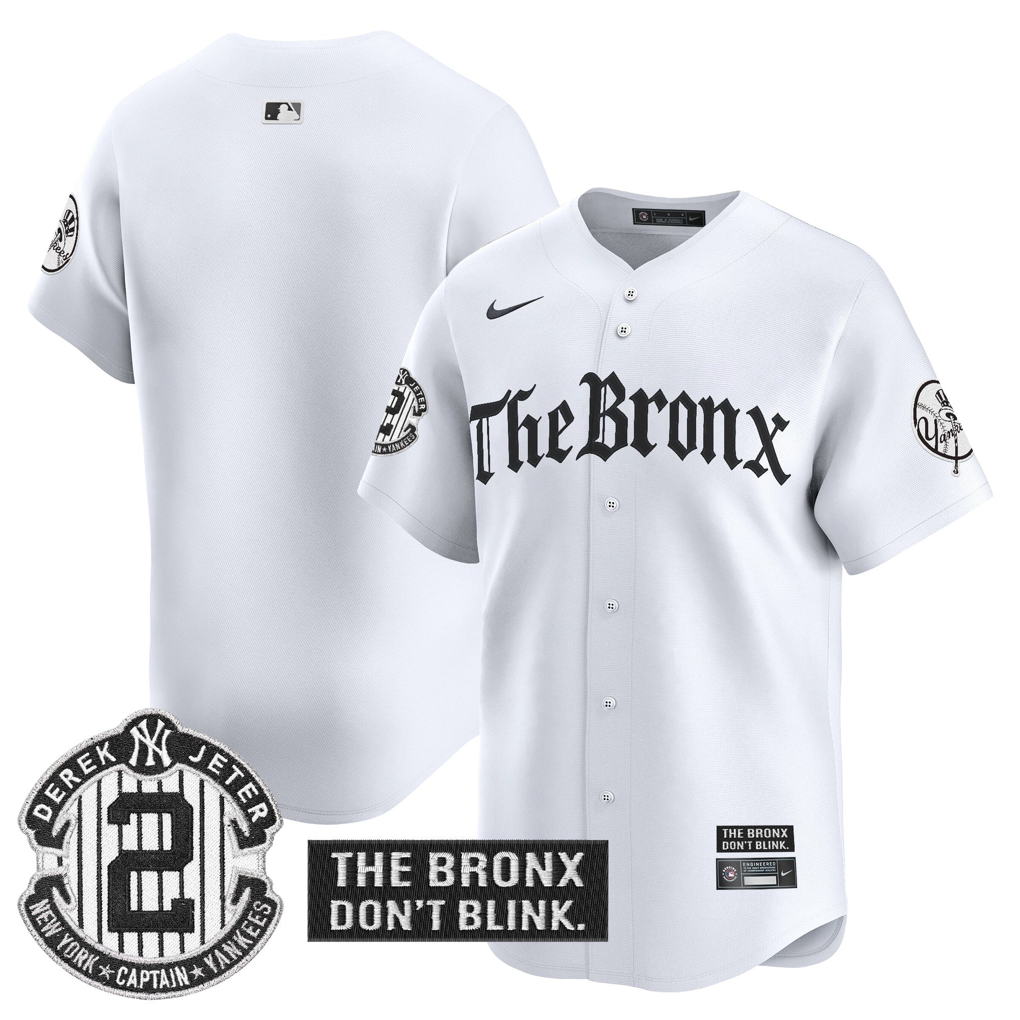 Yankees 'The Bronx - Gothic Ink Drop Edition' Vapor Premier Limited Jersey - Stitched