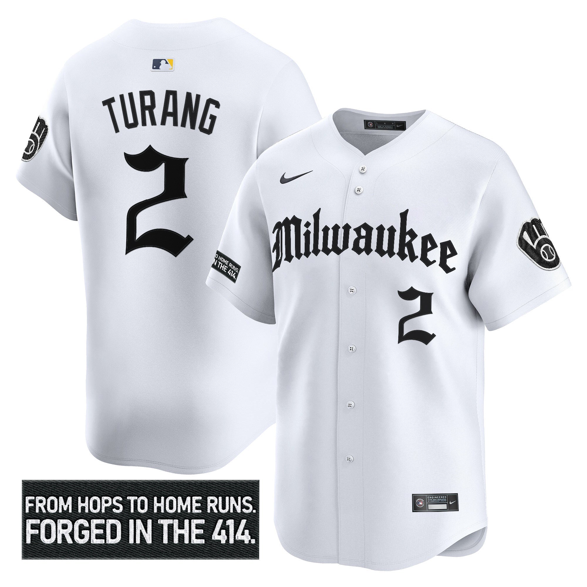 MIL 'Gothic 414 Shadows Edition' Vapor Premier Limited Jersey - Stitched