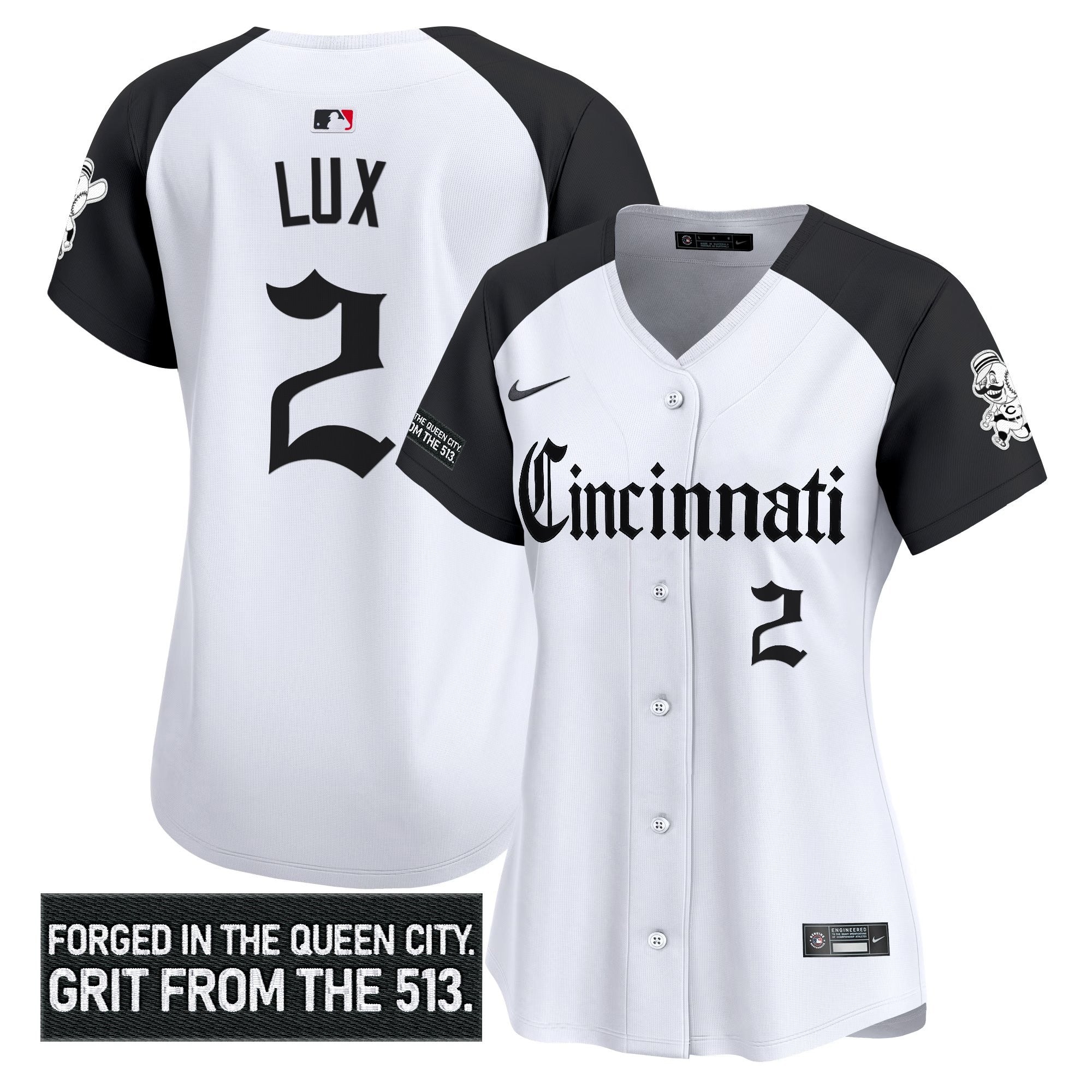 Women's CIN 'Gothic Queen City Edition' Vapor Premier Limited Jersey - Stitched